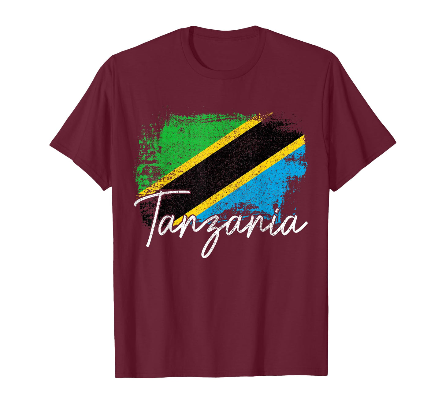 Tanzania Vintage Tanzanian Pride Roots Flag T-Shirt