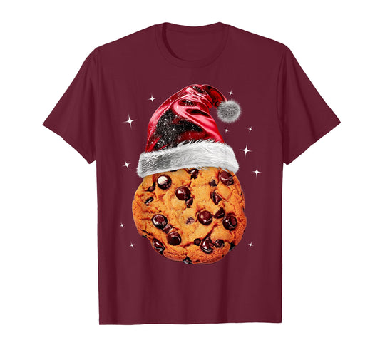 Chocolate Chip Cookie Christmas Costume Lazy Party T-Shirt