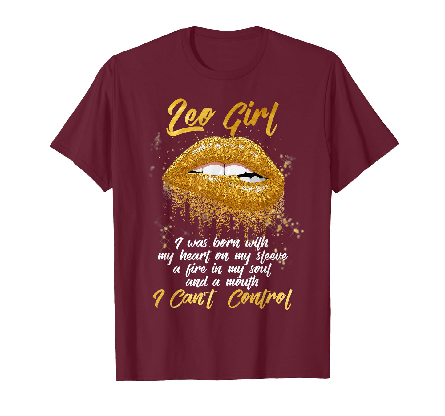 I'm a Leo Girl Shirt Funny Birthday T-Shirt for Women T-Shirt