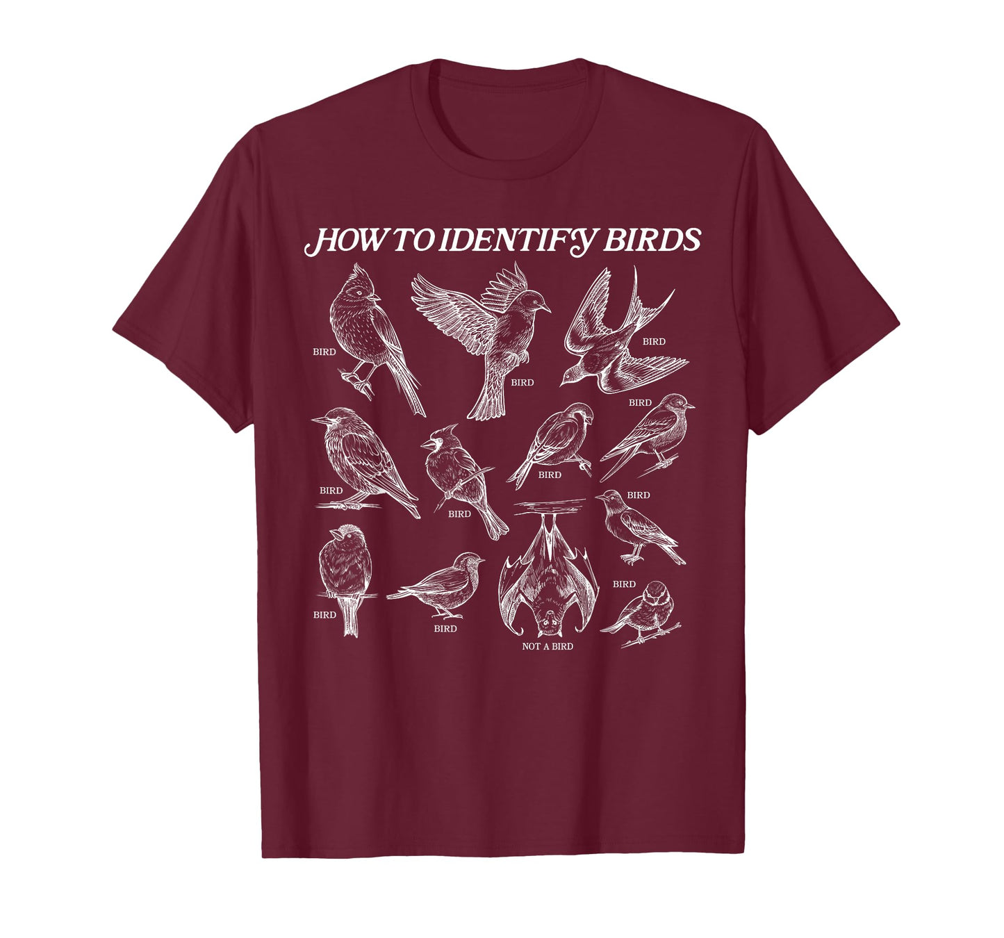 How To Identify Birds T-Shirt