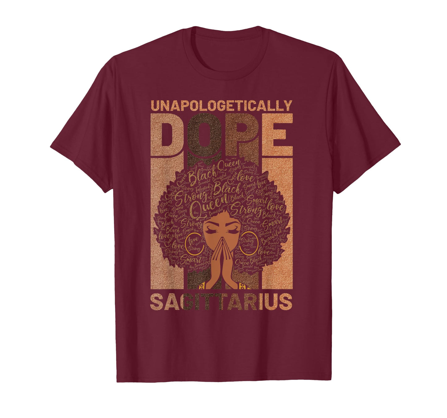 Unapologetically Dope Sagittarius Melanin Horoscope T-Shirt