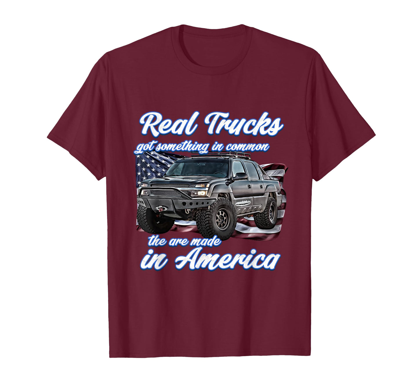 Real american Truck,Avalanche,USA,Patriot,Patriotic,America T-Shirt