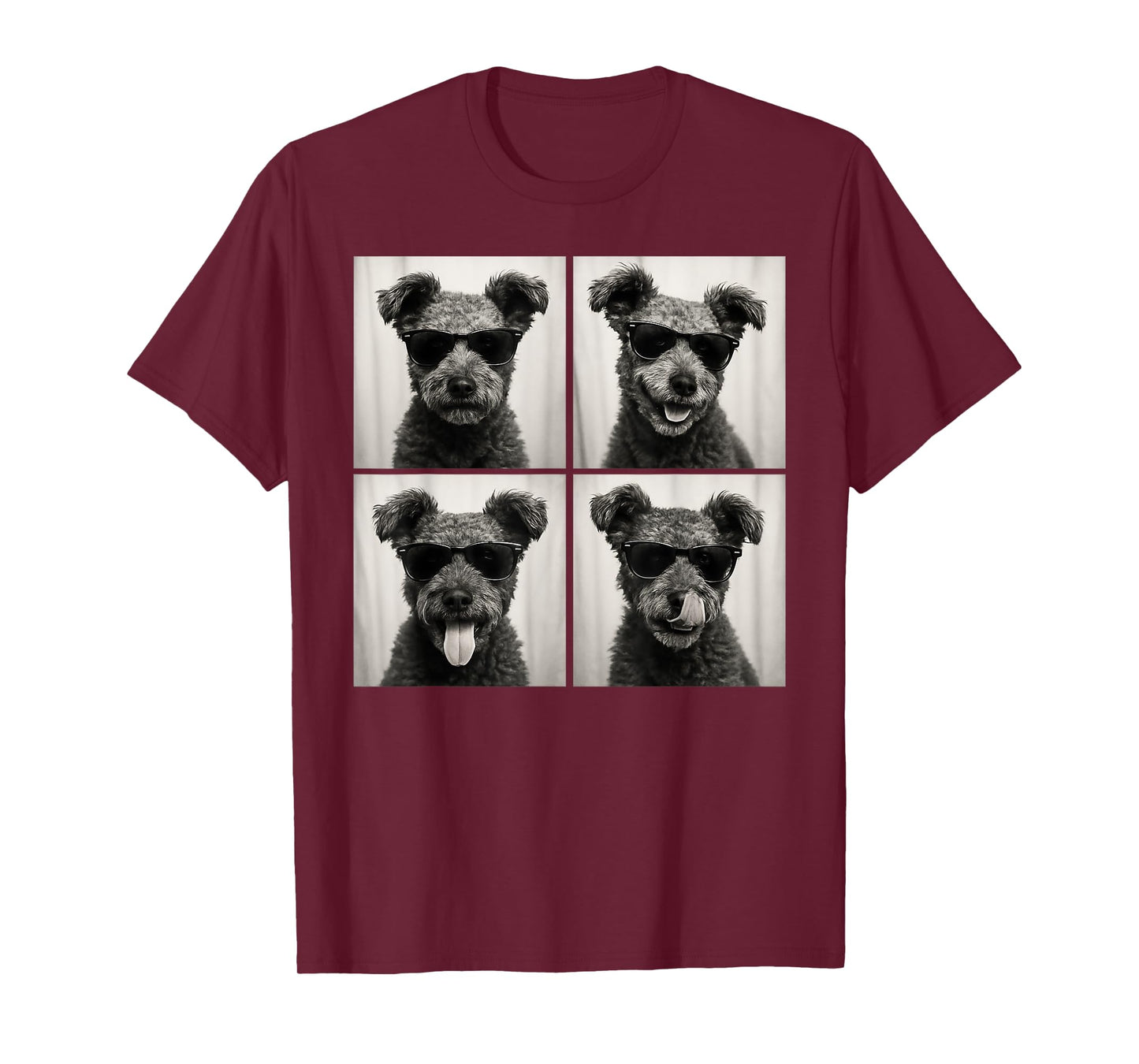 Funny Pumi Dog Lover Cute Pumi Dog Photo Booth T-Shirt