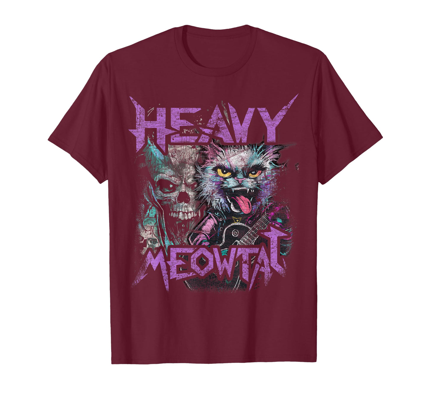 Heavy Meowtal Oldschool T-Shirt