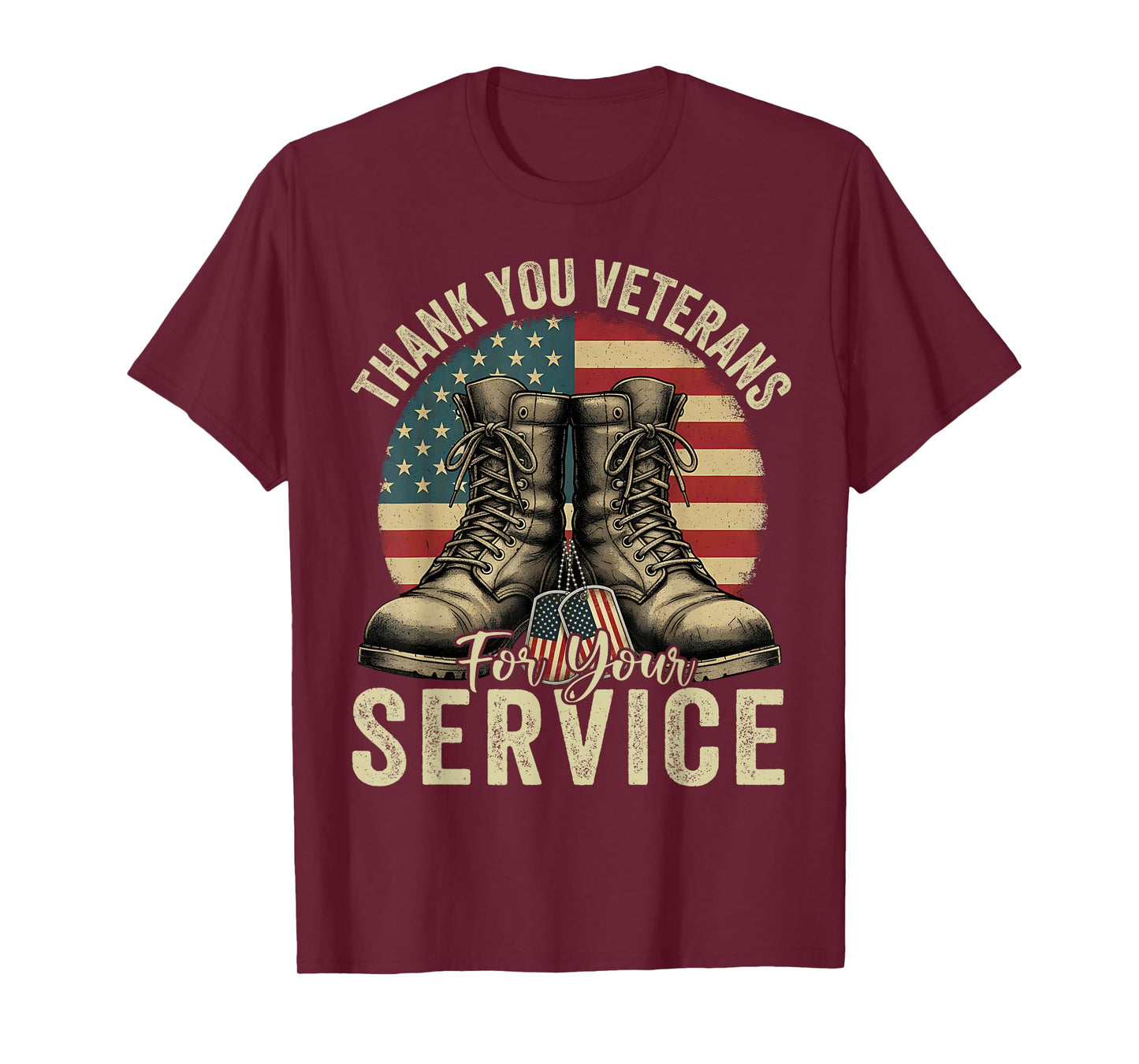 Thank You Veterans for Your Service Veterans Day Men Women T-Shirt