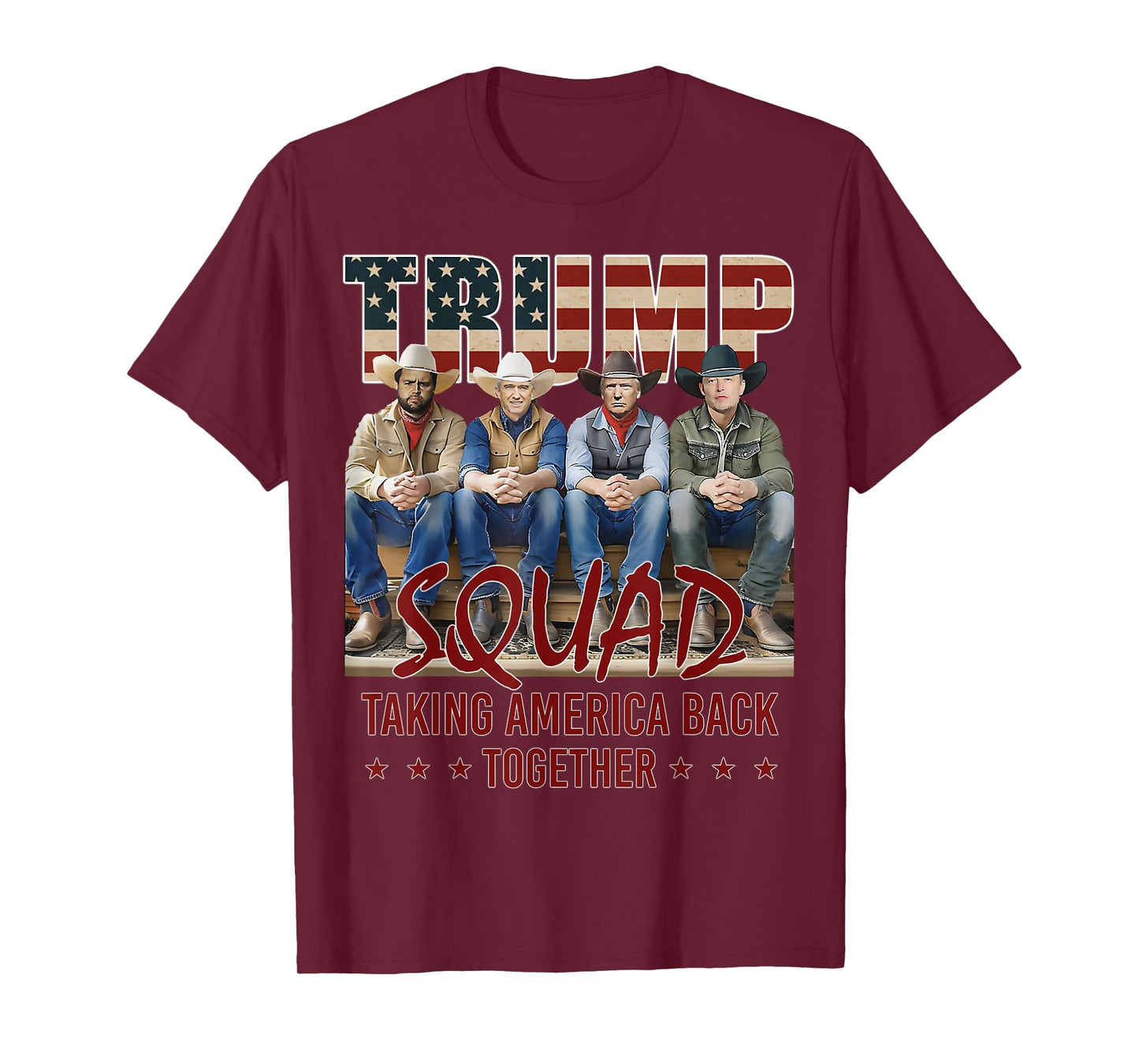 Trump Vance Kennedy Elon Squad Taking America Back Together T-Shirt