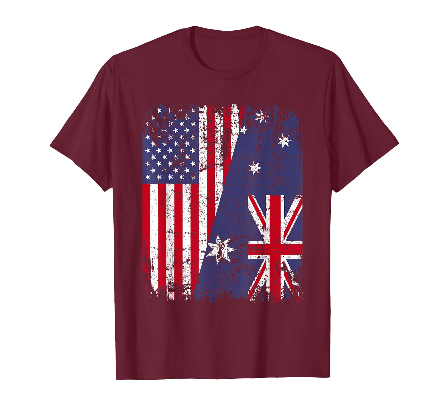 Australian Roots | Half American Flag Australia T-Shirt