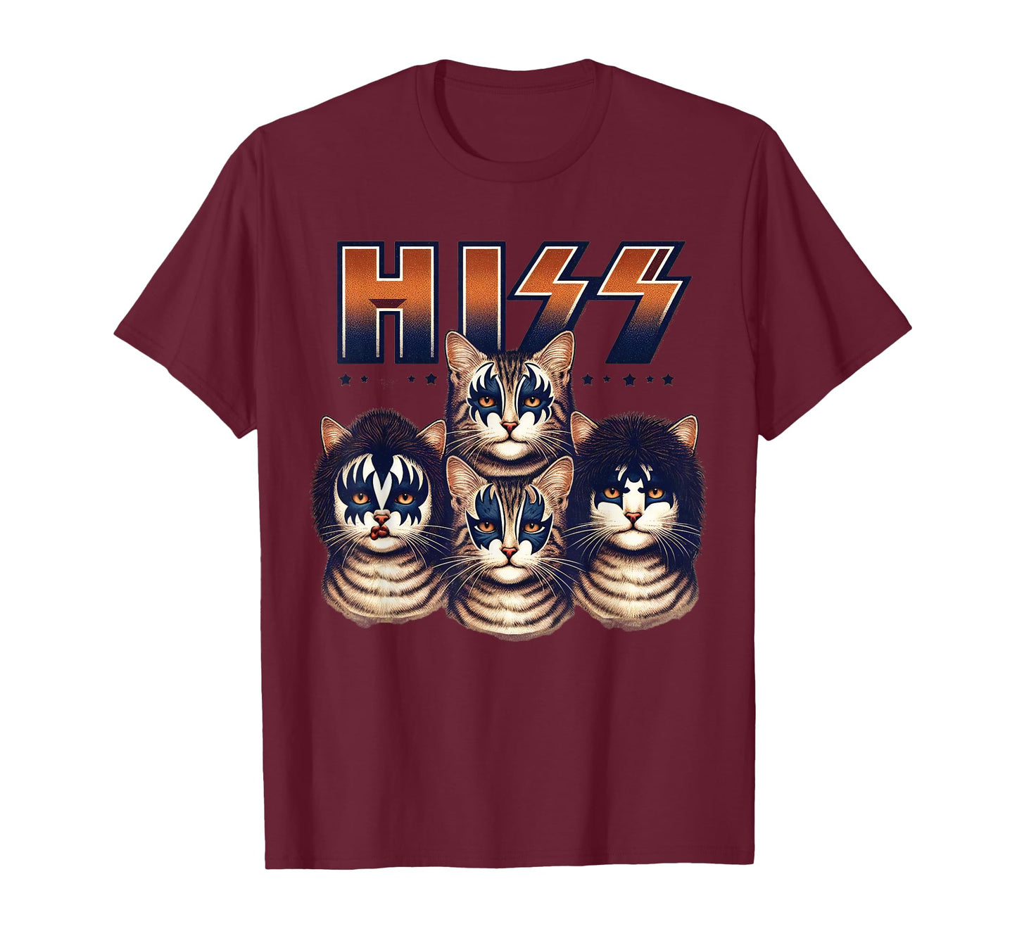 Hiss Cats Rock Kittens Rocking for Cat Lover Cat Mom Cat Dad T-Shirt