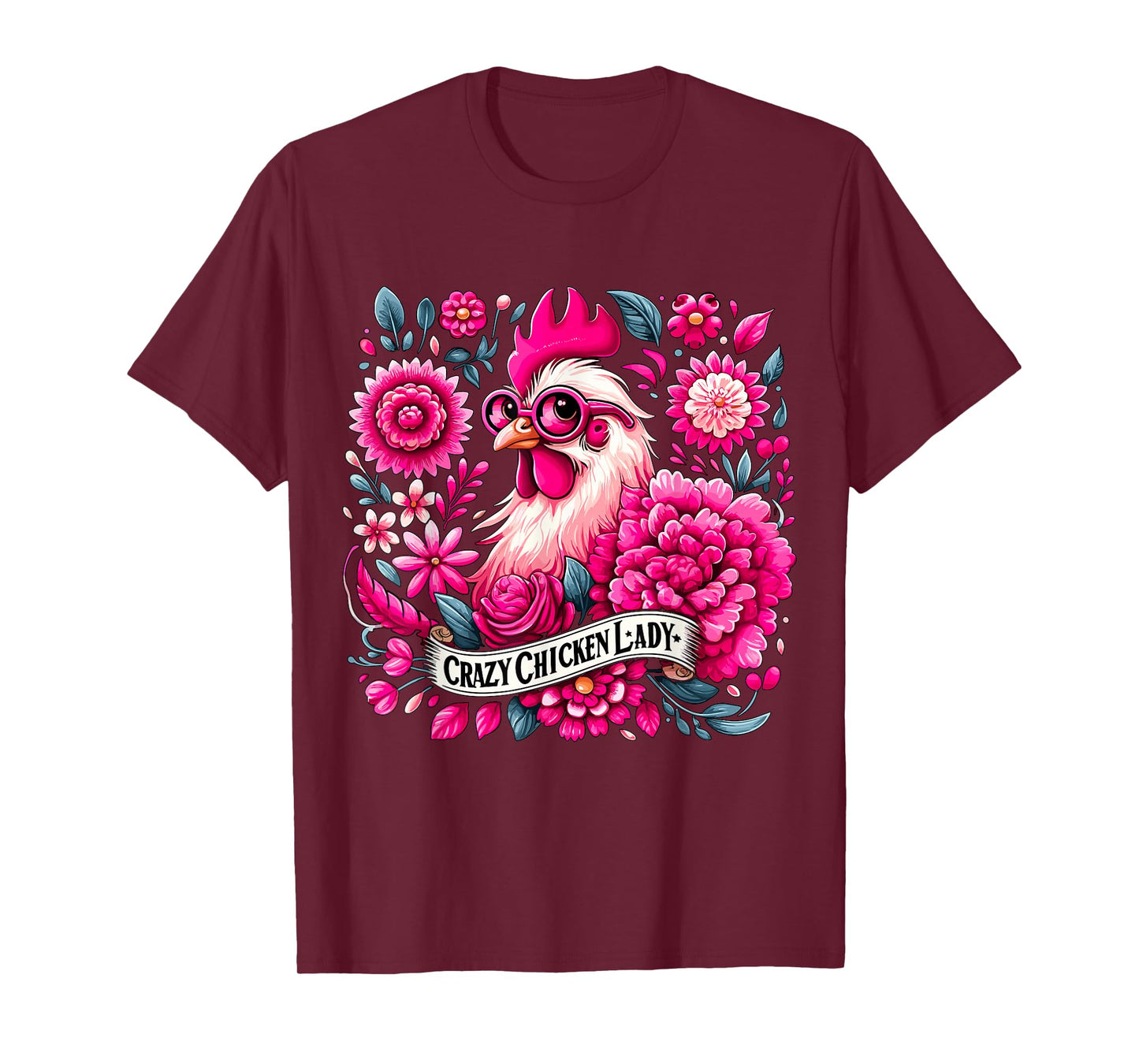 Crazy Chicken Lady Chicken Mom Farmer T-Shirt