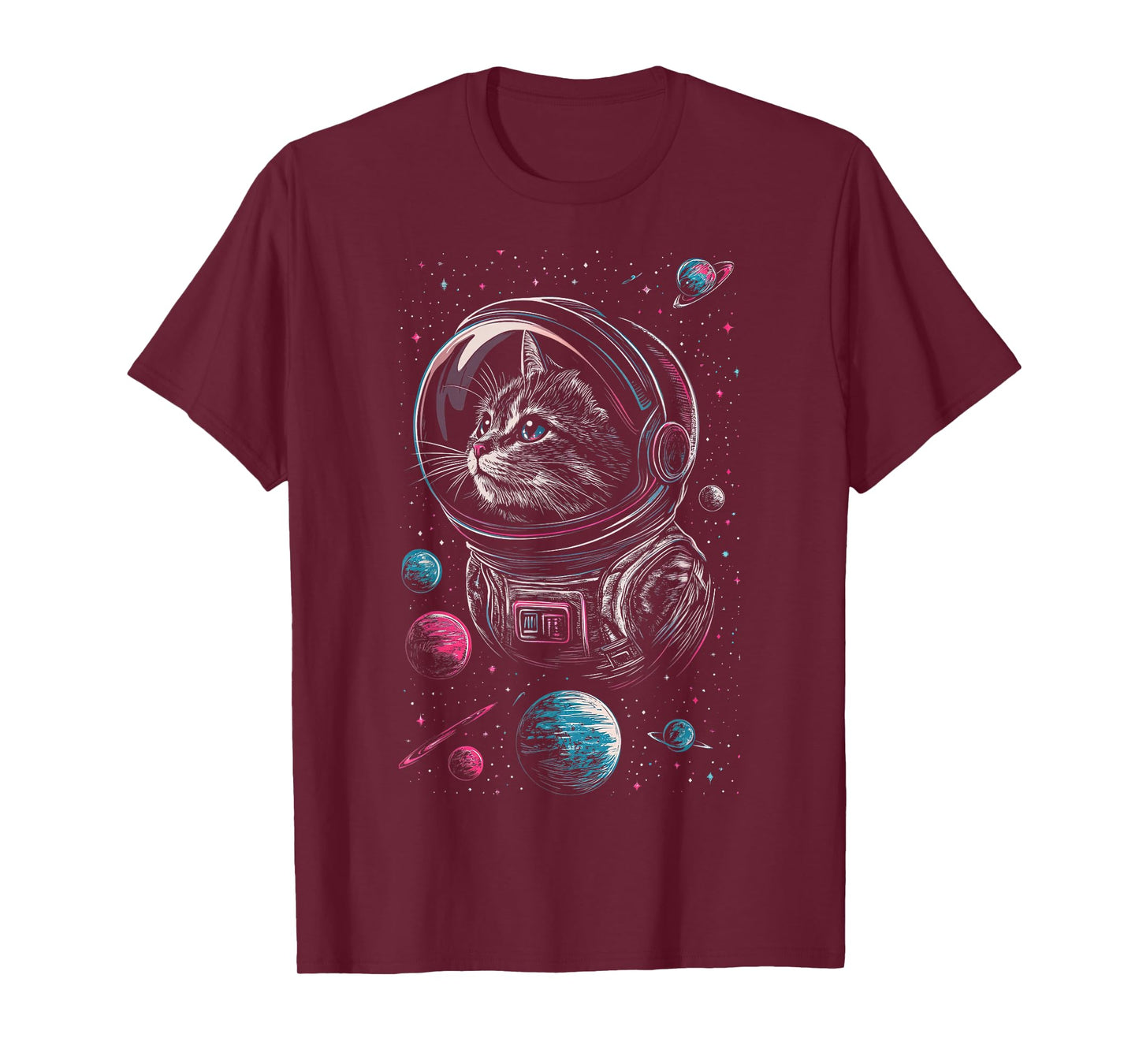 Funny Astronaut Cat | Graphic T-Shirt