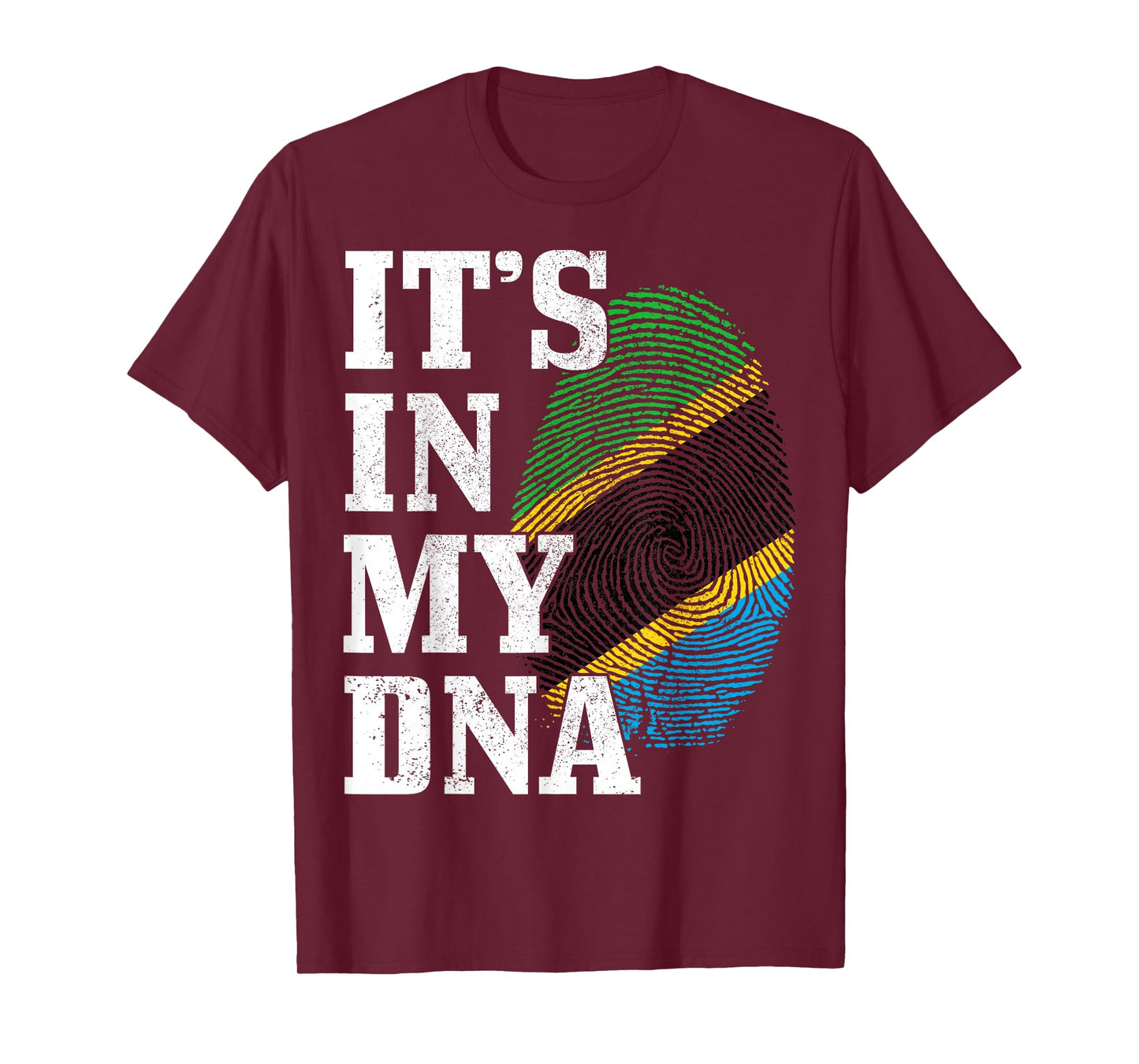Tanzania It's In My DNA Tanzanian Flag Pride Roots T-Shirt