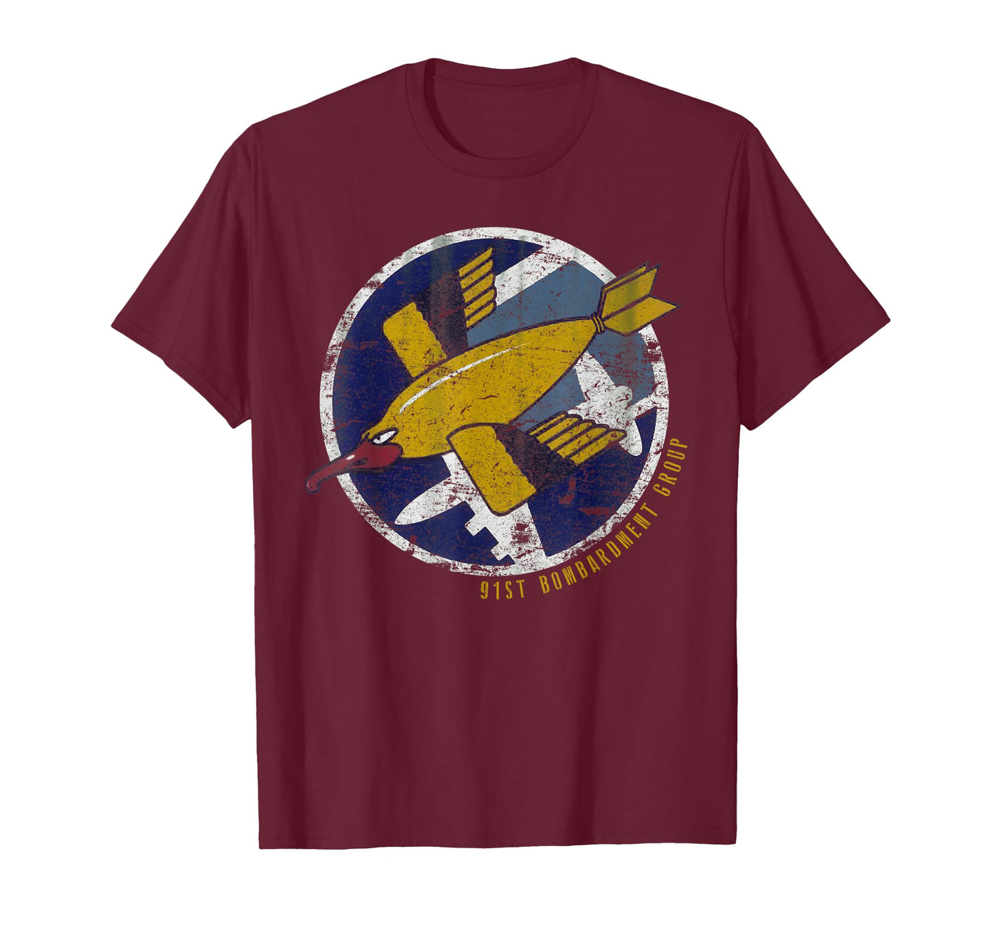 91st Bombardment Group WWII Vintage Patch Insignia T-shirt T-Shirt