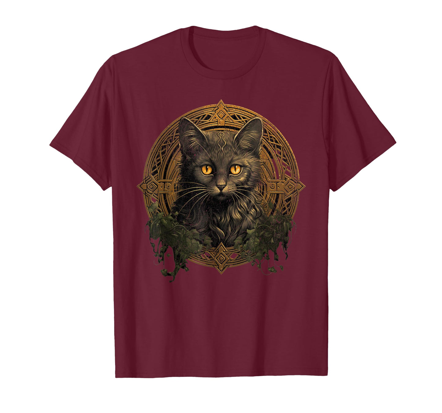 Celtic Cat Knots Wiccan Wicca Animal Pagan Witch Norse T-Shirt for Men Women Kids