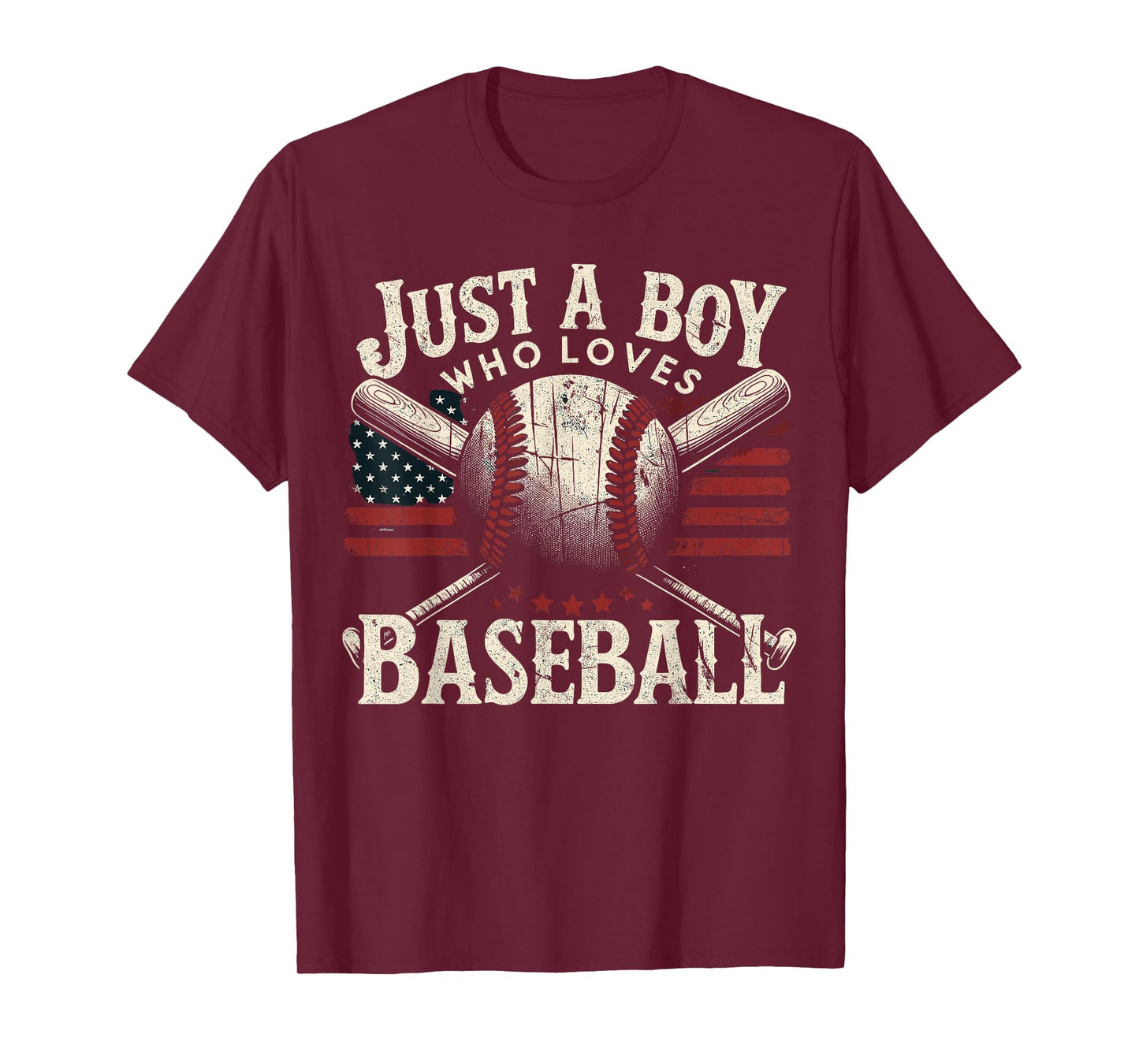 Just A Boy Who Loves Baseball T-Shirt