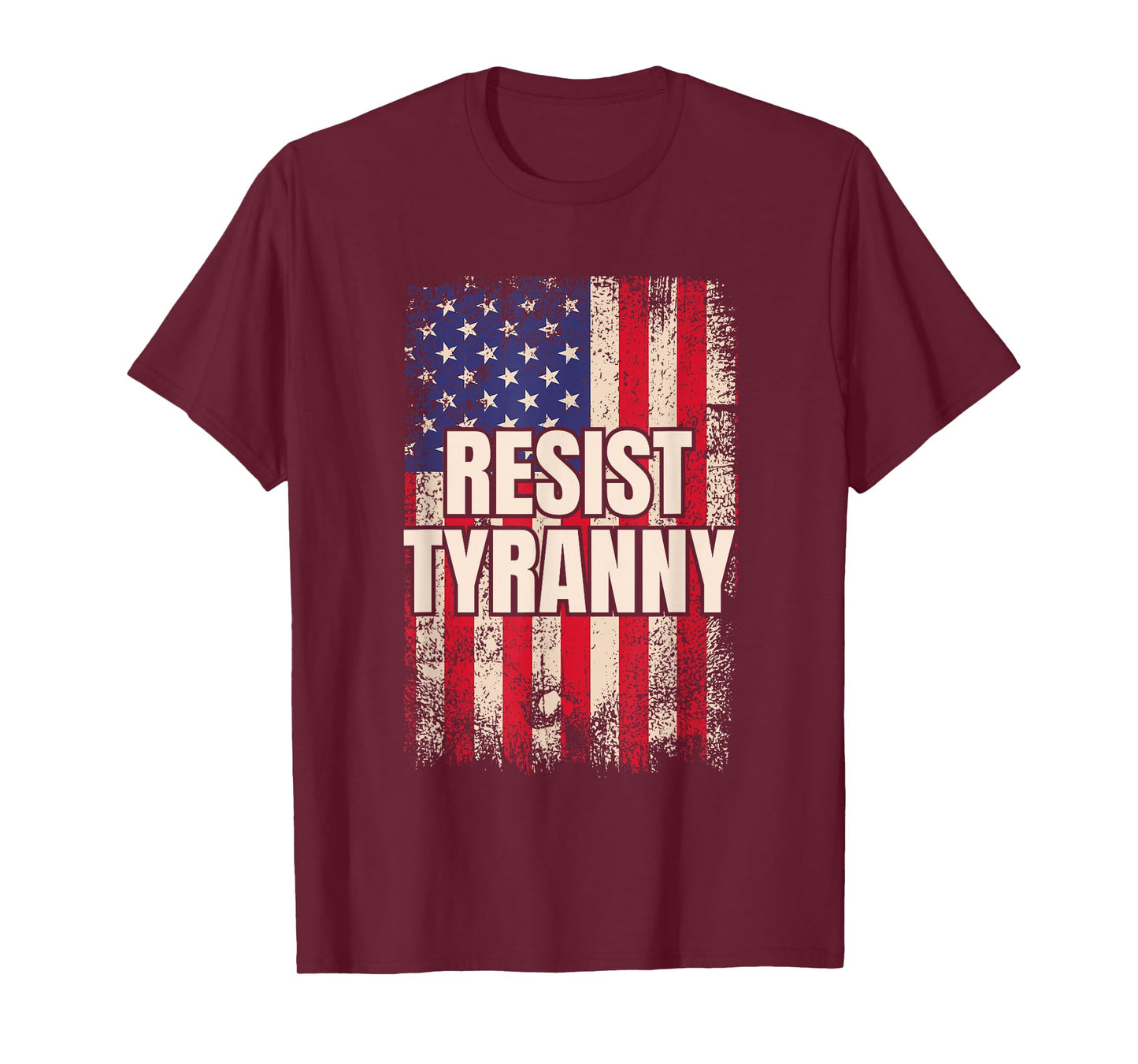 Resist Tyranny American Flag T-Shirt