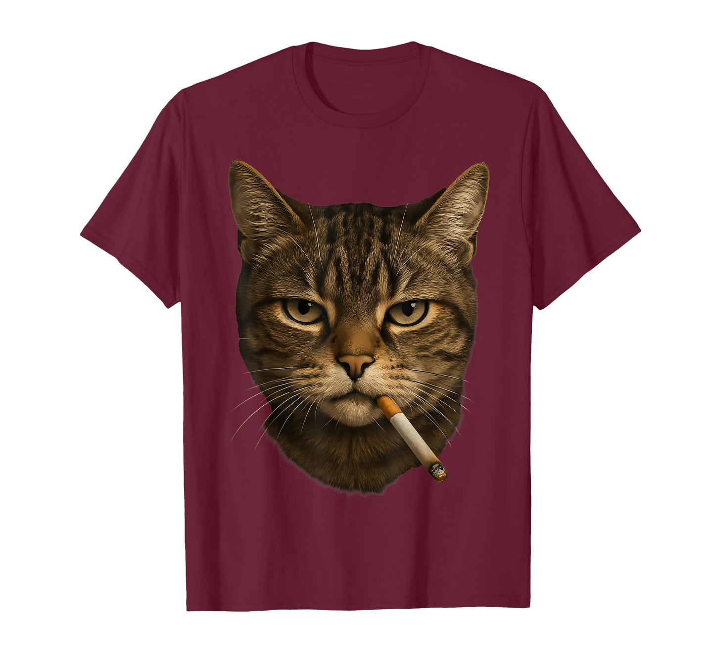 Funny Smoking Cat Cigarette Kitty Gen Z Meme Cat Lover 2025 T-Shirt