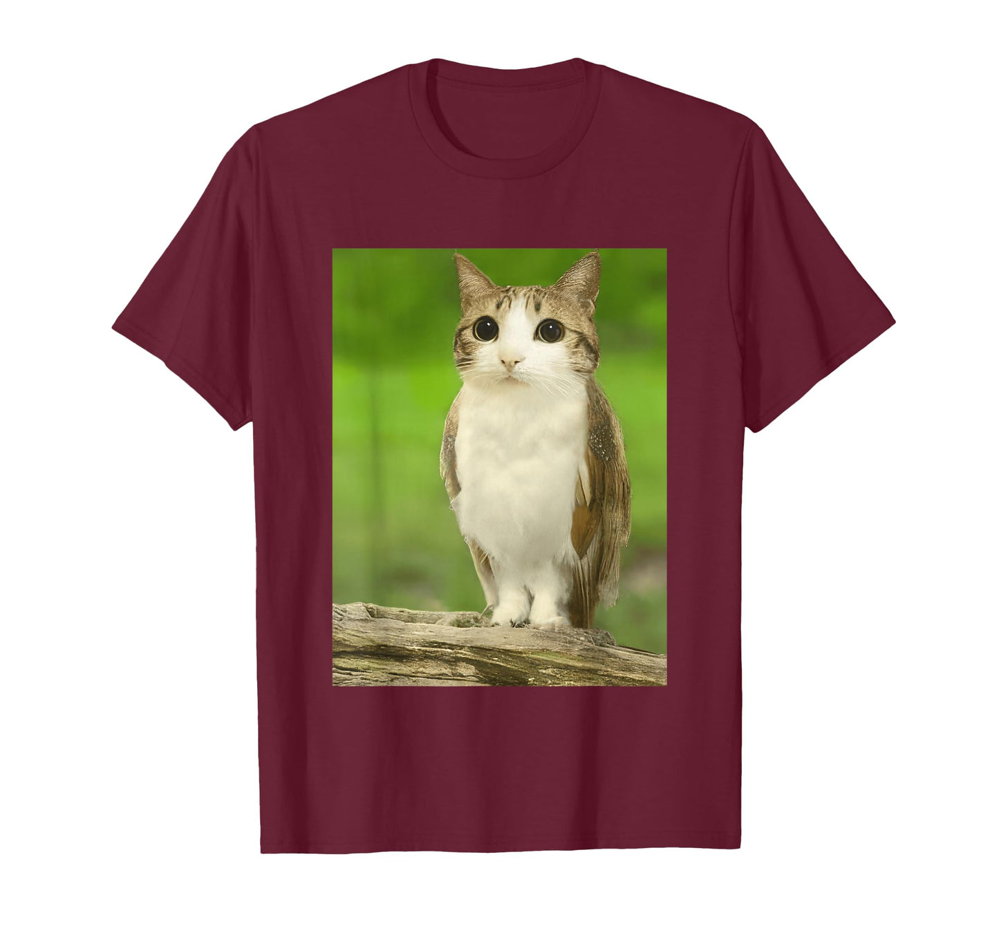 Cat Owl Funny Cursed Internet Trendy Meme MEOWL T-Shirt