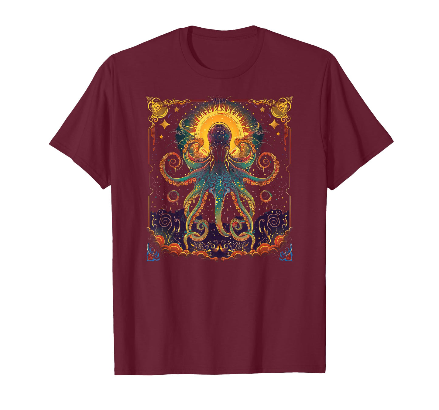 Cosmic Octopus | Men Women T-Shirt (XS-6XL) | Graphic T-Shirt