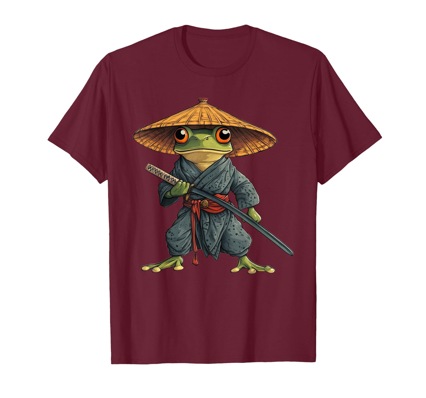 Frog Samurai Art T-Shirt