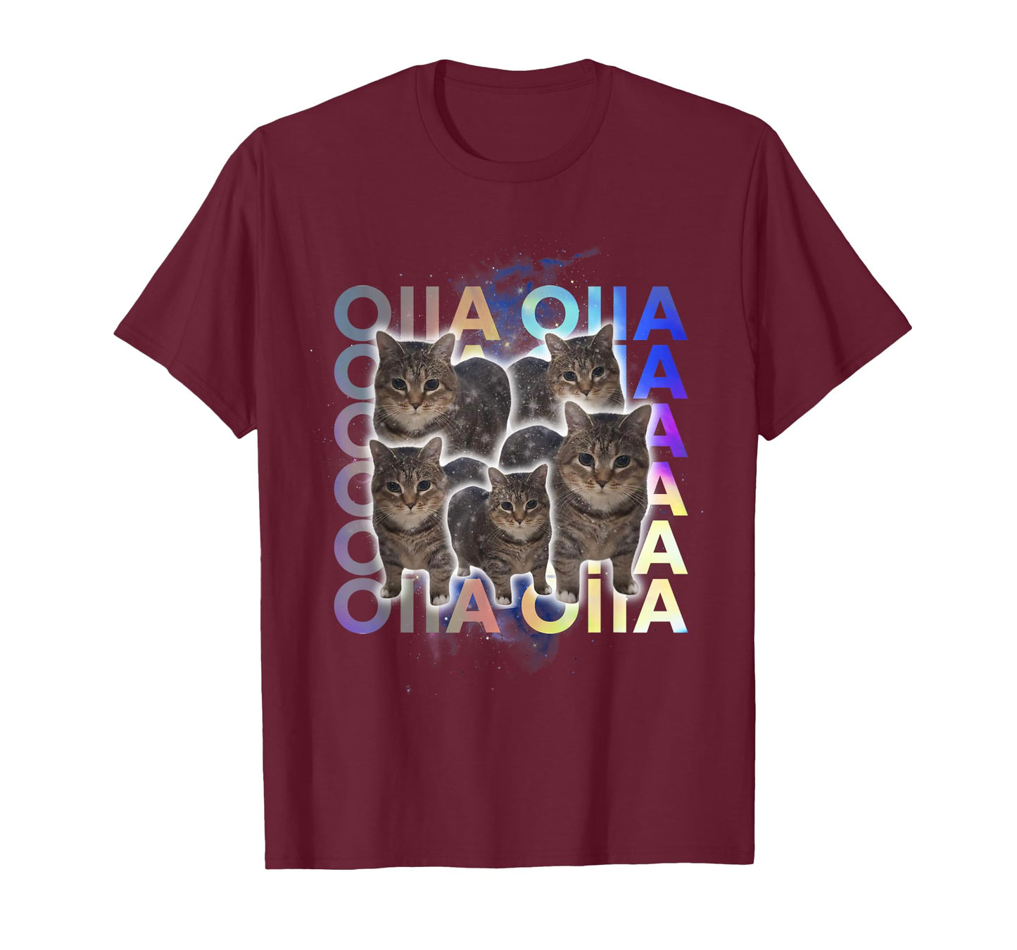Spinning Cat Meme OIIAOIIA uiia Cat Brainrot Meme T-Shirt