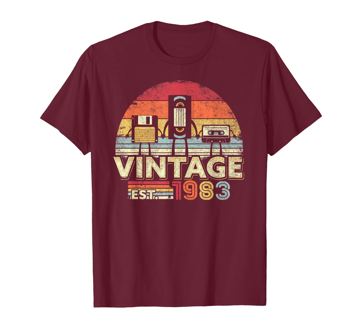 1983 Shirt. Birthday Vintage T-Shirt. Retro Vintage Tee T-Shirt