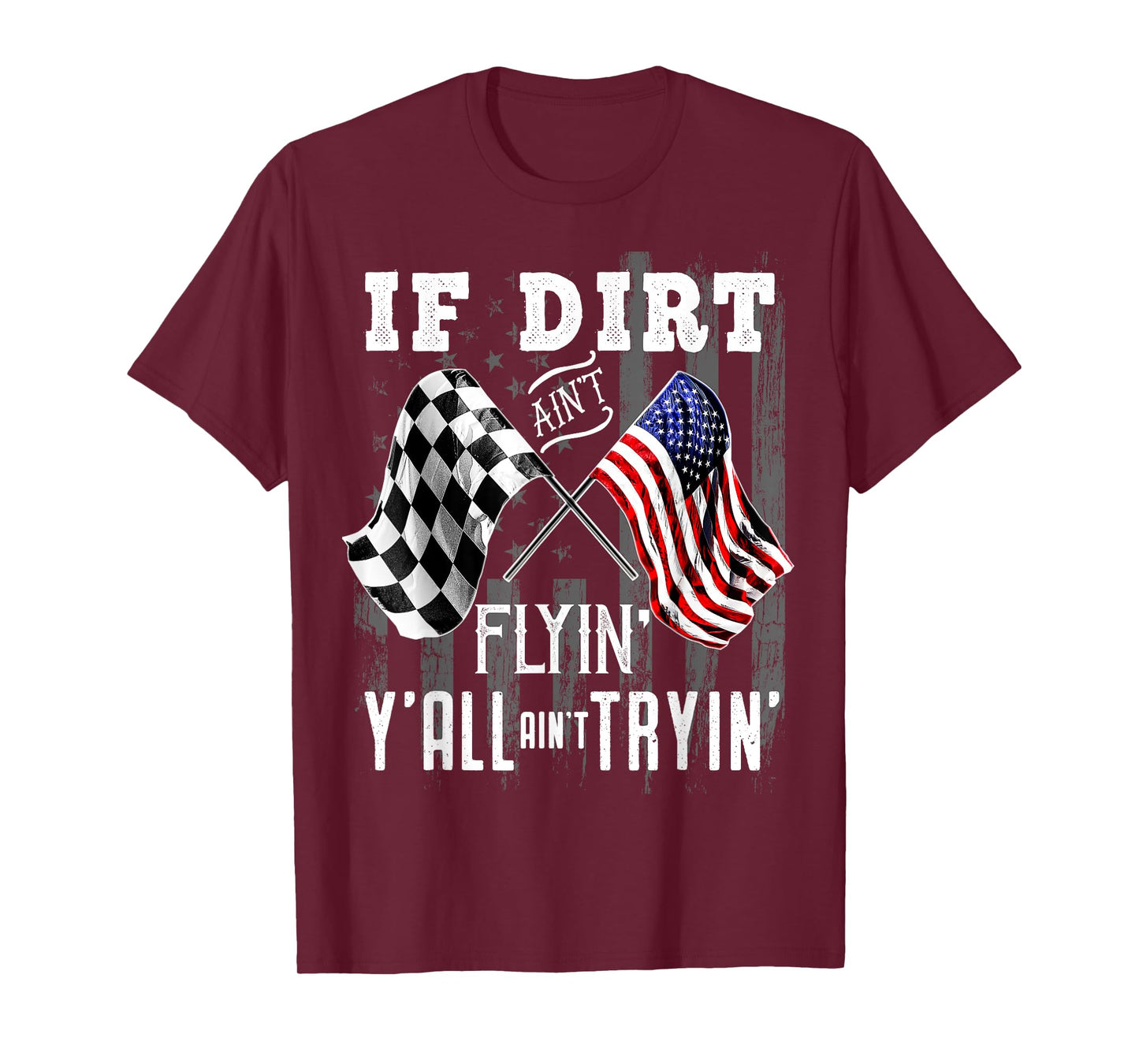 Dirt Track Racing Motocross Stock Car Racing T-Shirts Gift T-Shirt