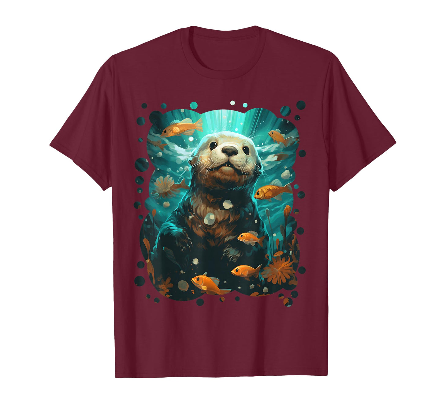 Cute Sea Otter Animal Nature Lovers Graphic T-Shirt