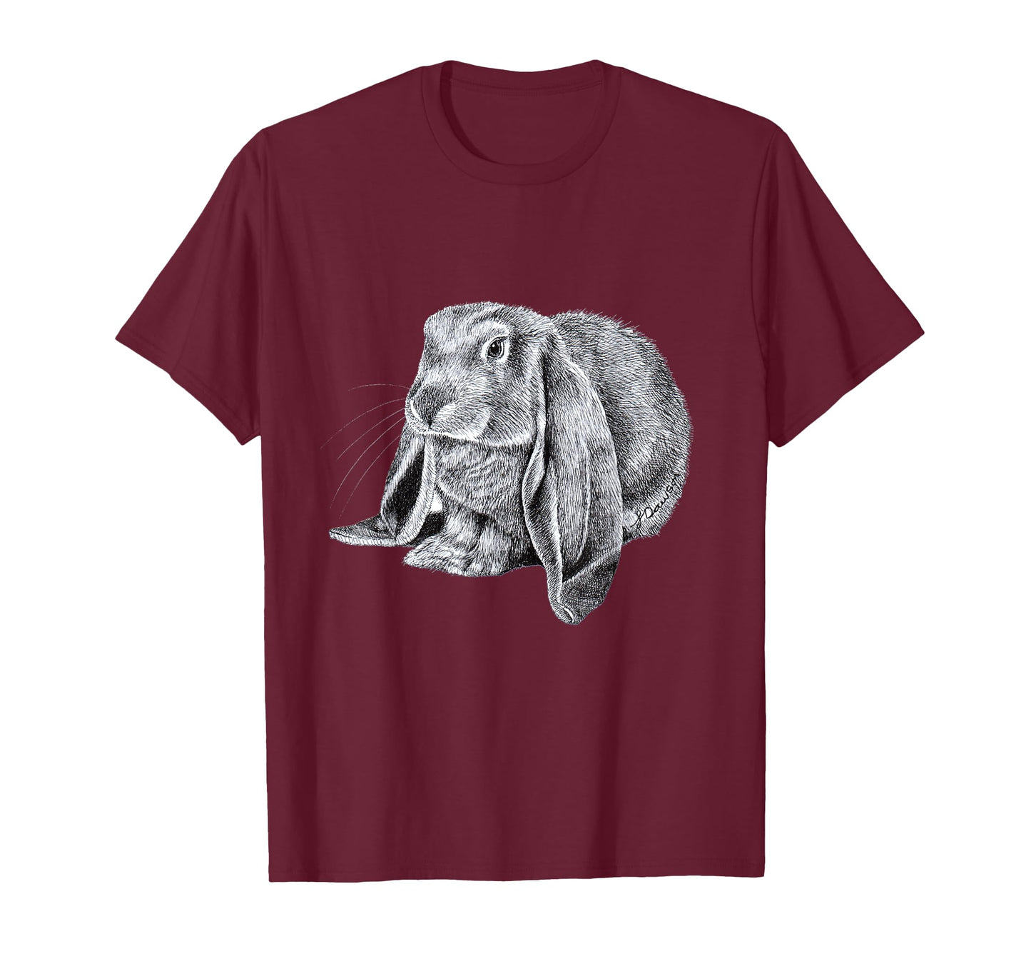 Cute English Lop Eared Bunny Rabbit T-Shirt