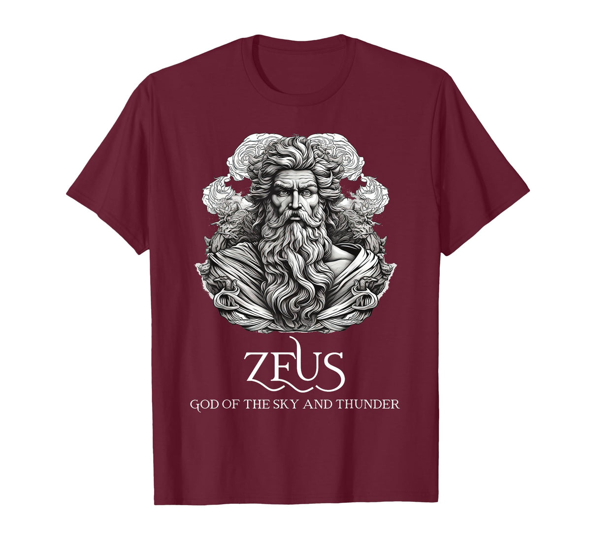 Zeus God of the The Sky & Thunder Greek Mythology Philosophy T-Shirt