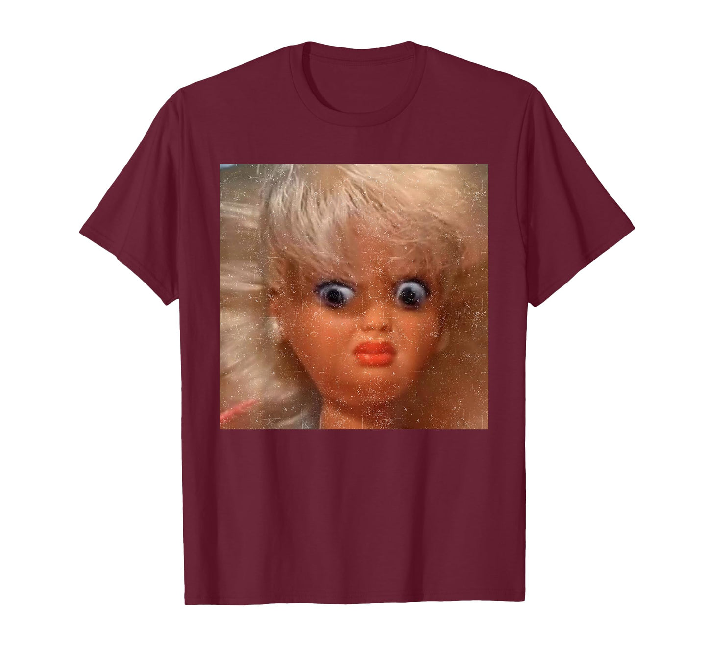 Funny Disgusting Doll Face Meme T-Shirt