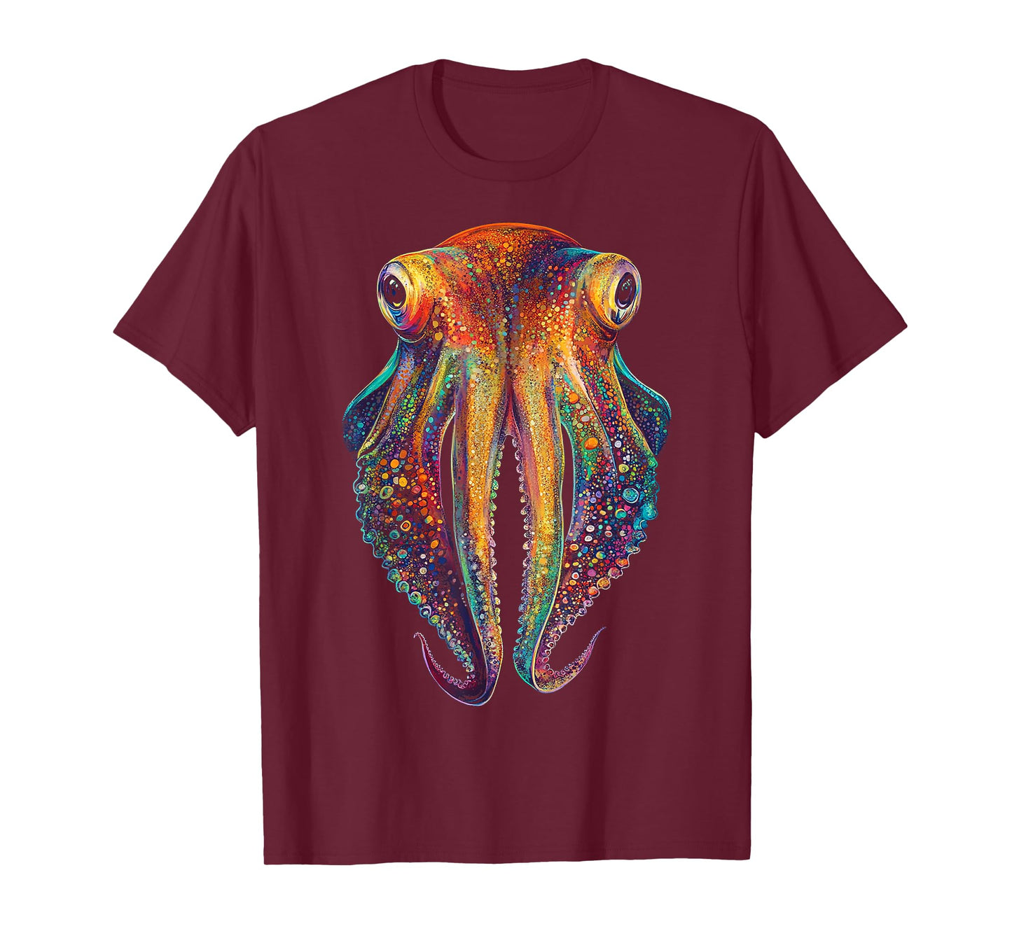 Cuttlefish Animal Motif Illustration Cuttlefish T-Shirt