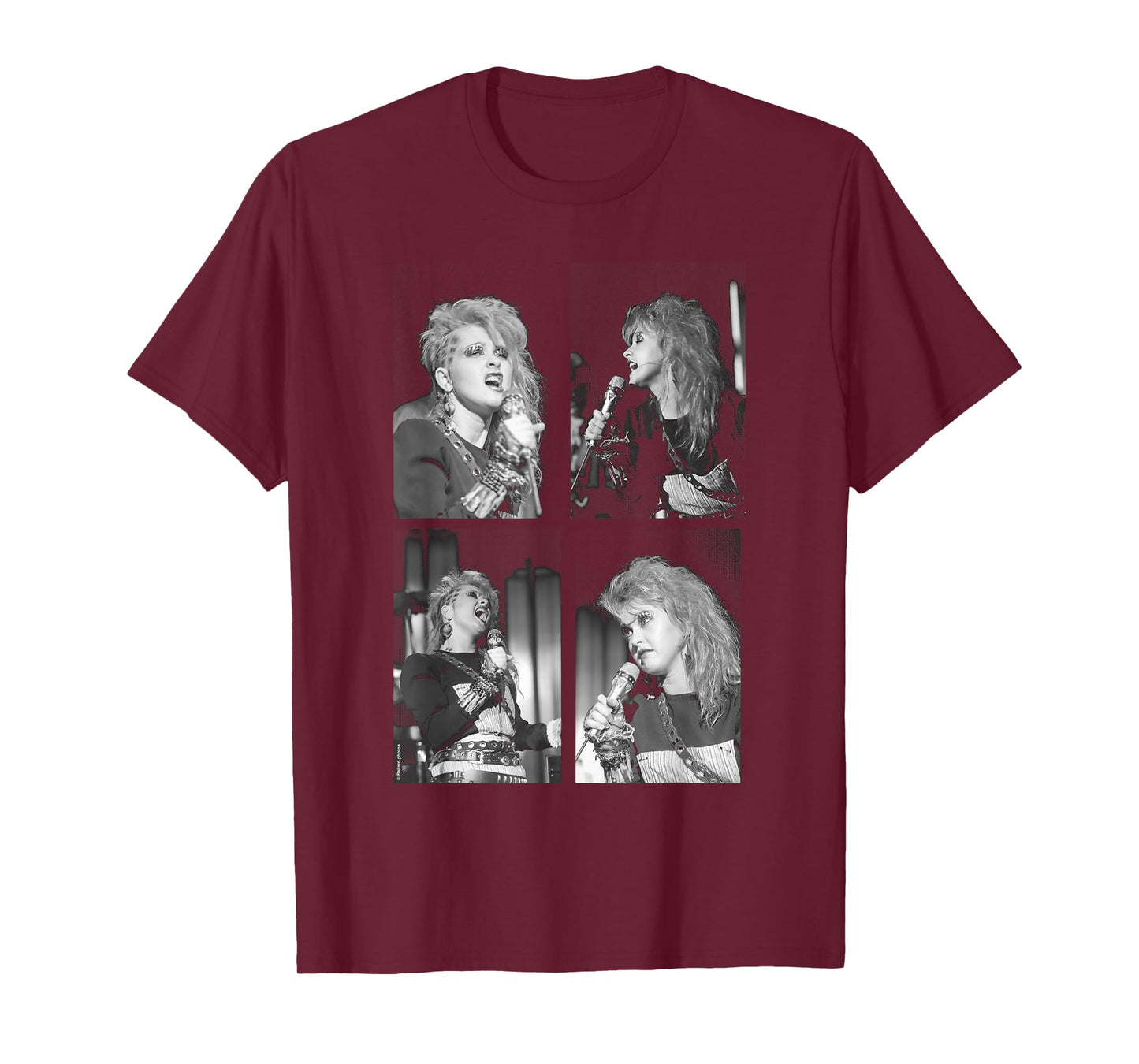 Singer Cyndi Lauper Live Shots by Allan Ballard T-Shirt