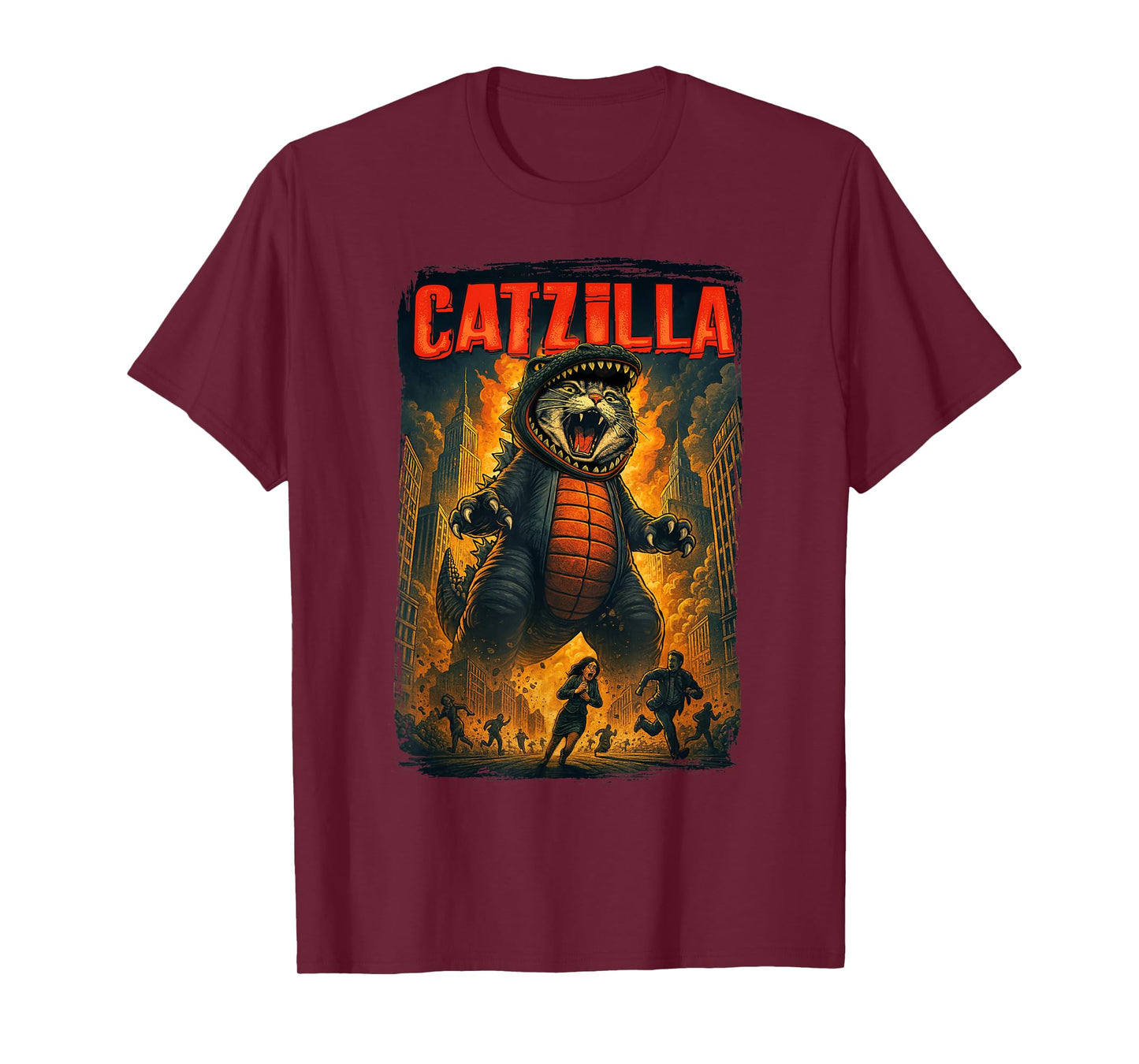Giant Rare Kaiju - Funny Kitten & Cat Legendary Catzilla T-Shirt