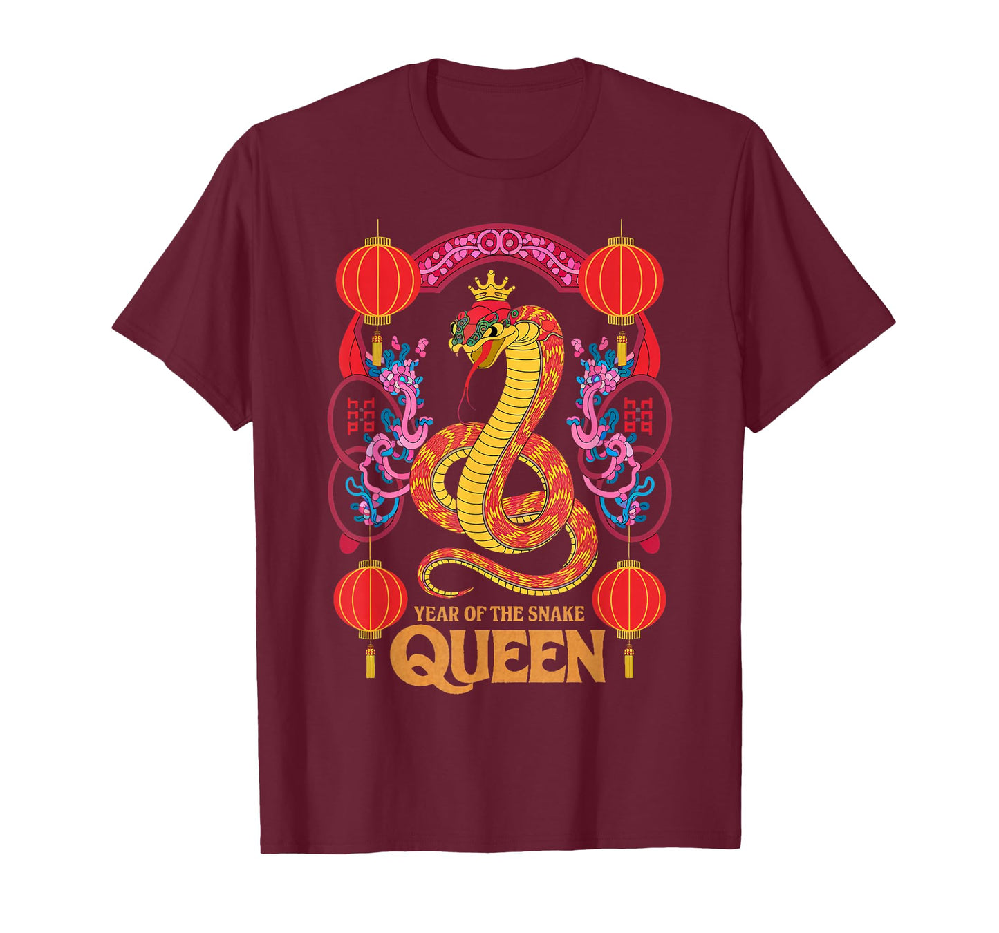 Snake Queen Chinese New Year Zodiac Sign Year Of The Snake T-Shirt