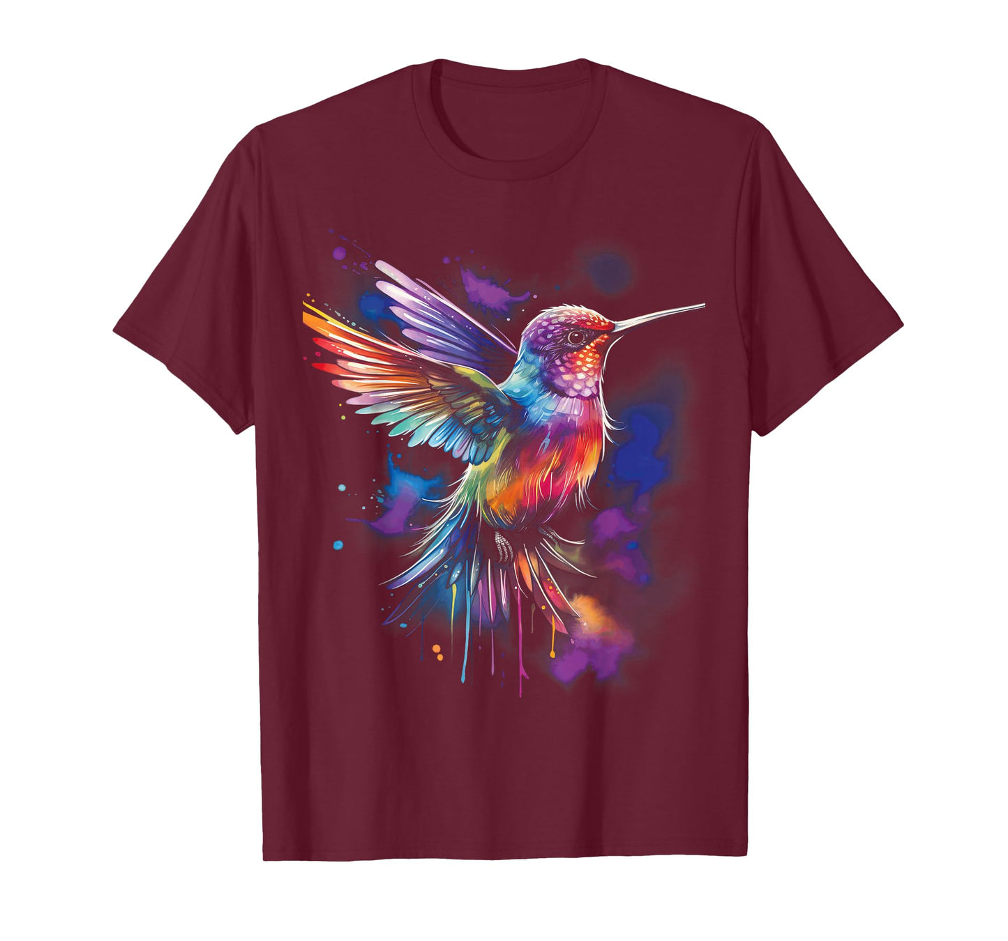 Hummingbird Artwork Bird Birds T-Shirt