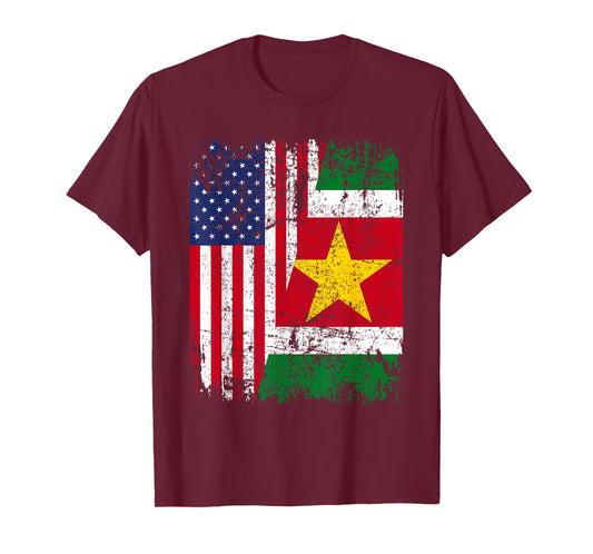 SURINAMES American Flag | Men Women Kids | SURINAME T-Shirt