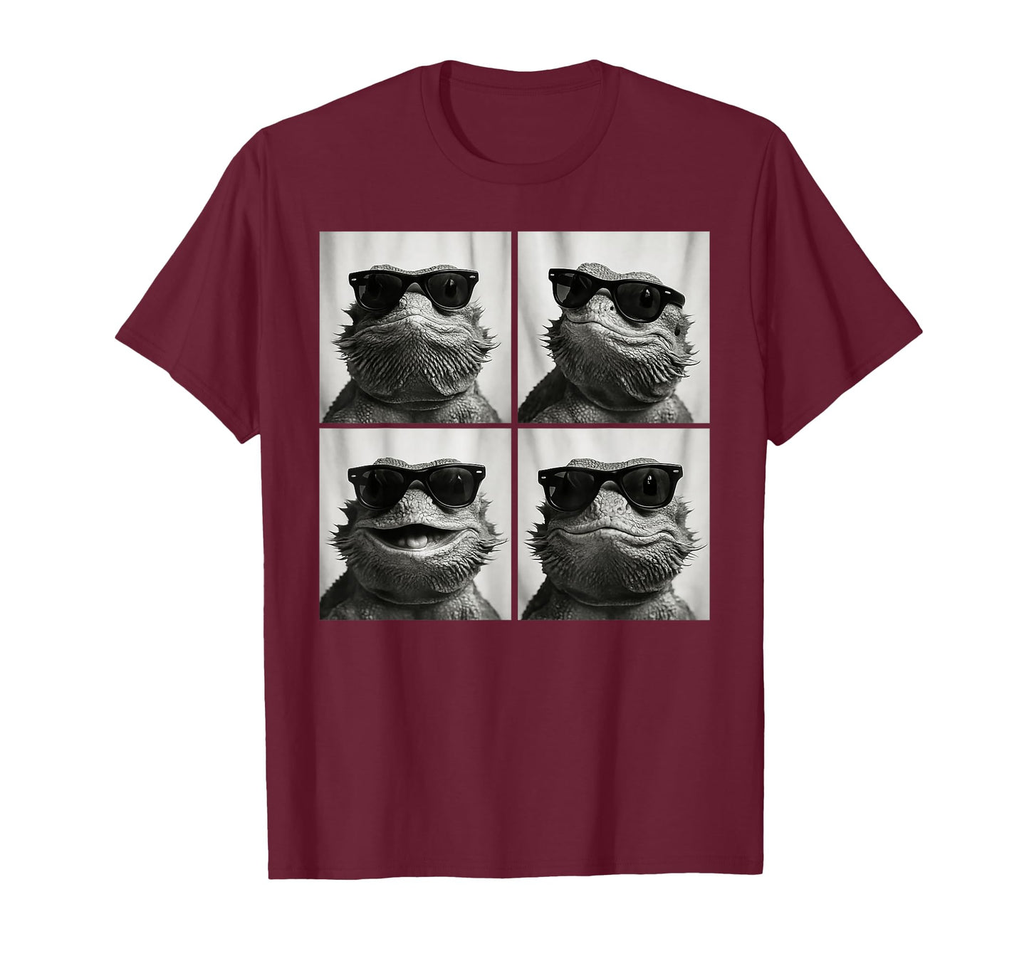 Funny Bearded Dragon Lover Cute Beardie Lizard Photo Booth T-Shirt