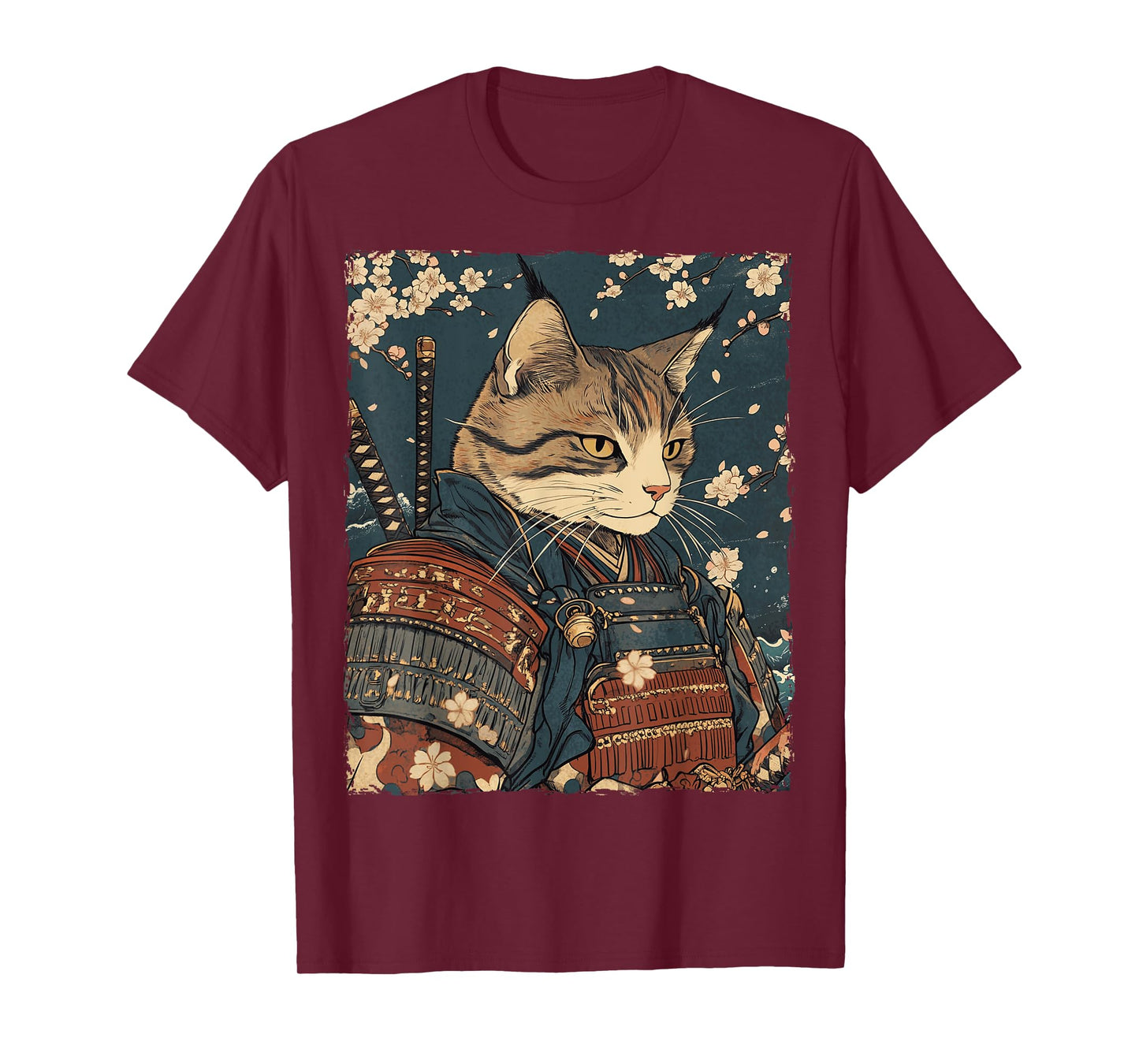 Funny Graphic Cat Japanese Anime T-Shirt