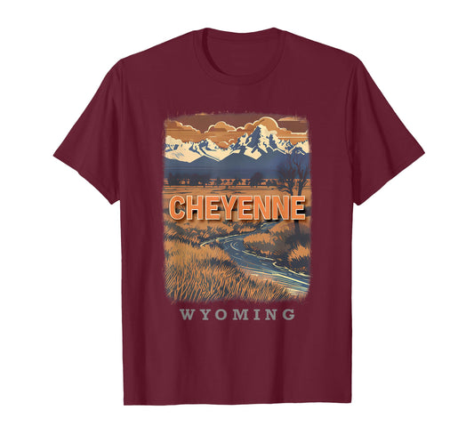 Cheyenne Wyoming WY Breathtaking Landscape SD446 T-Shirt