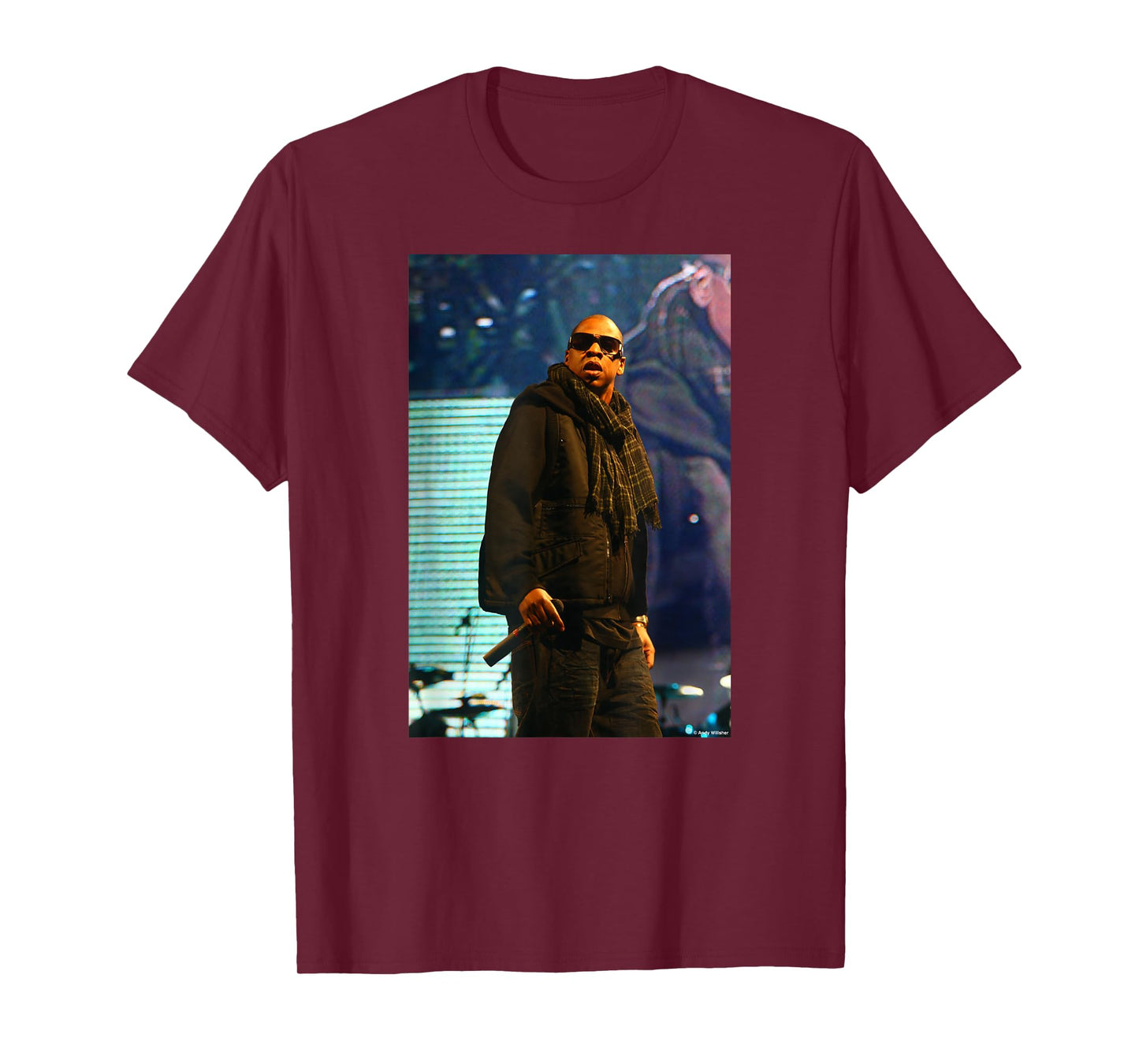 Jay-Z Hip Hop at Glastonbury 2008 by Andy Willsher T-Shirt