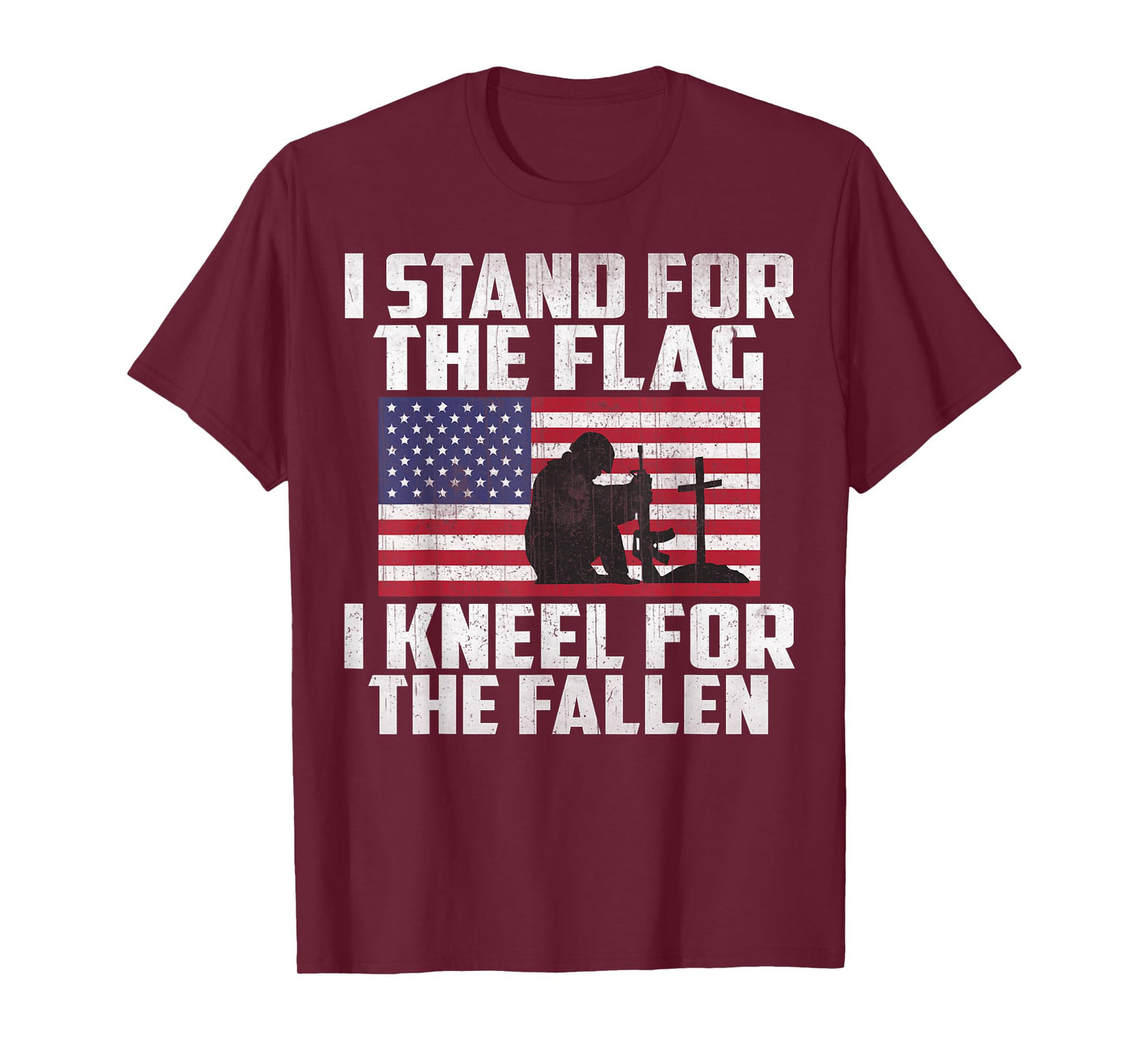 I Stand For The Flag Kneel For The Fallen Memorial Day Shirt T-Shirt