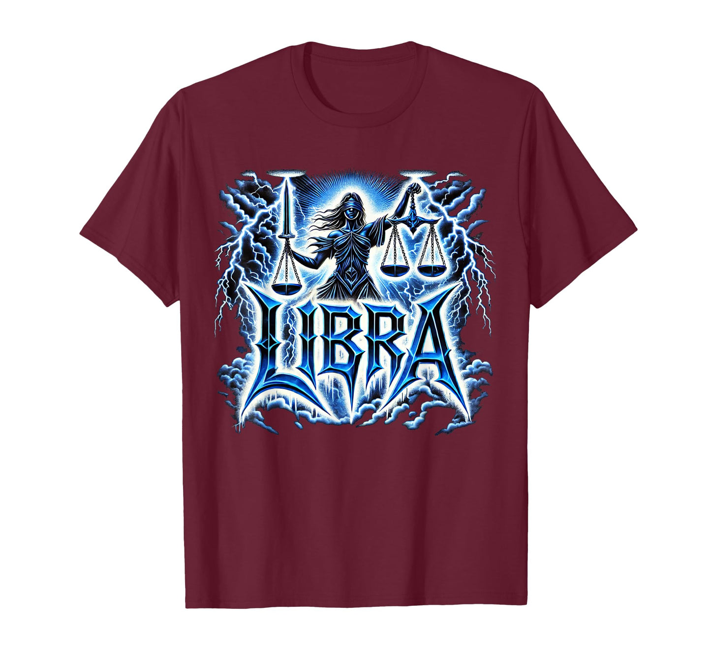 Libra Heavy Metal Zodiac T-Shirt