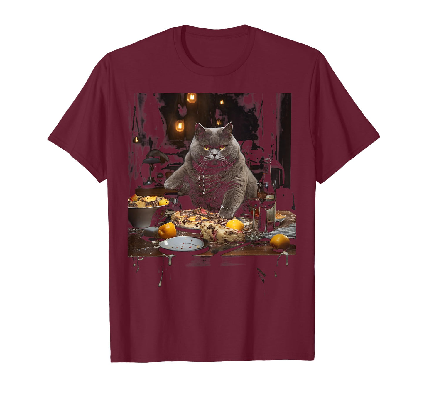 Chartreux Cat Eyes Kitty Kitten Cat Artwork Cat Face T-Shirt