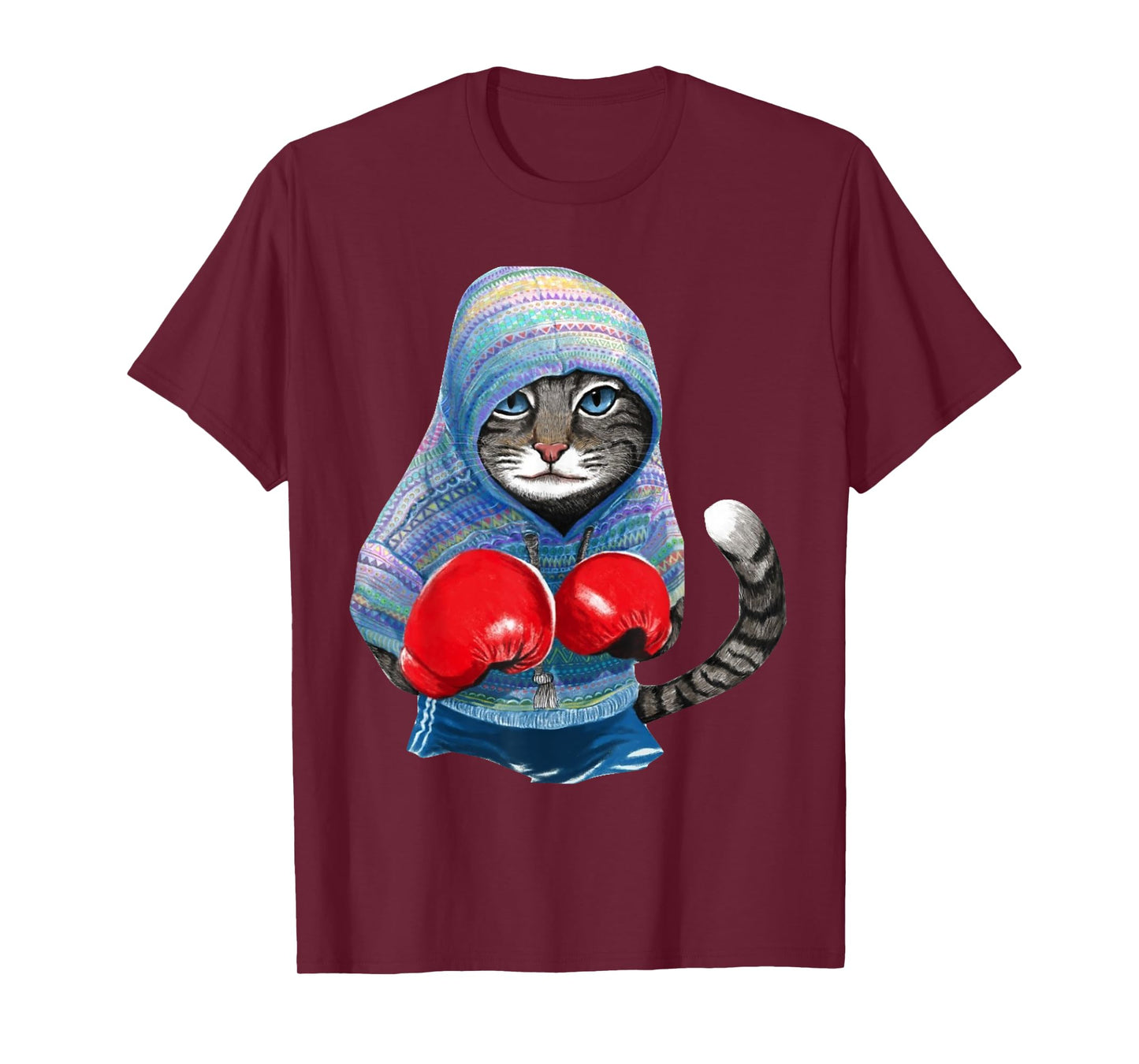 Cat In Boxing Suit T-Shirt T-Shirt