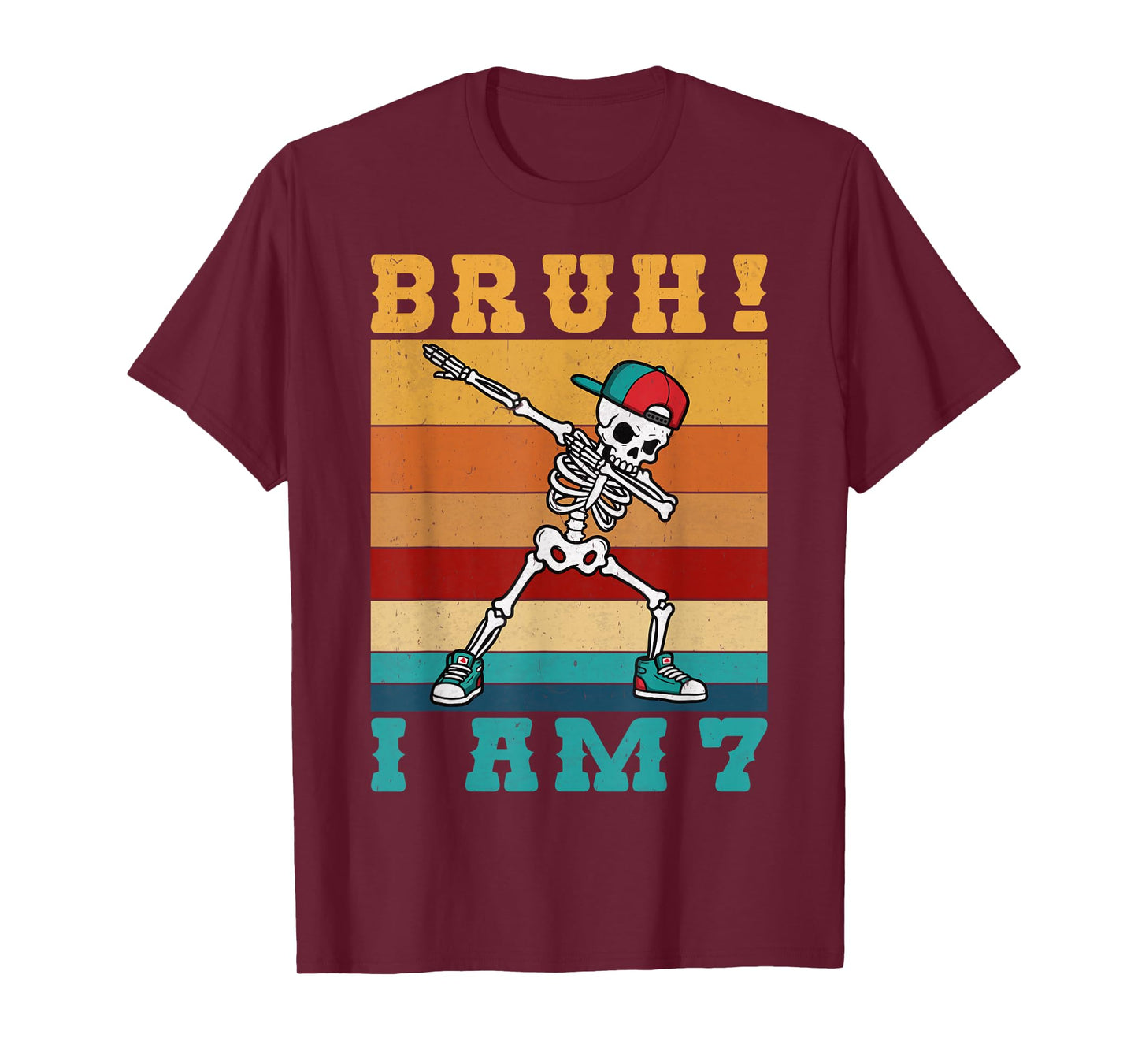Bruh It's My 7th Birthday 7 year old boy birthday T-Shirt