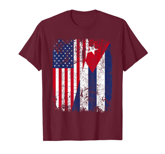 CUBAN American Flag | Men Women Kids | CUBA T-Shirt