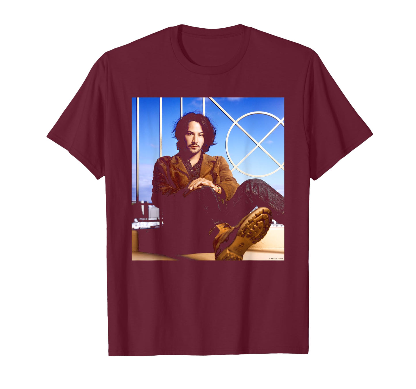 Point Break Actor Reeves Keanu In LA By Michael Grecco T-Shirt