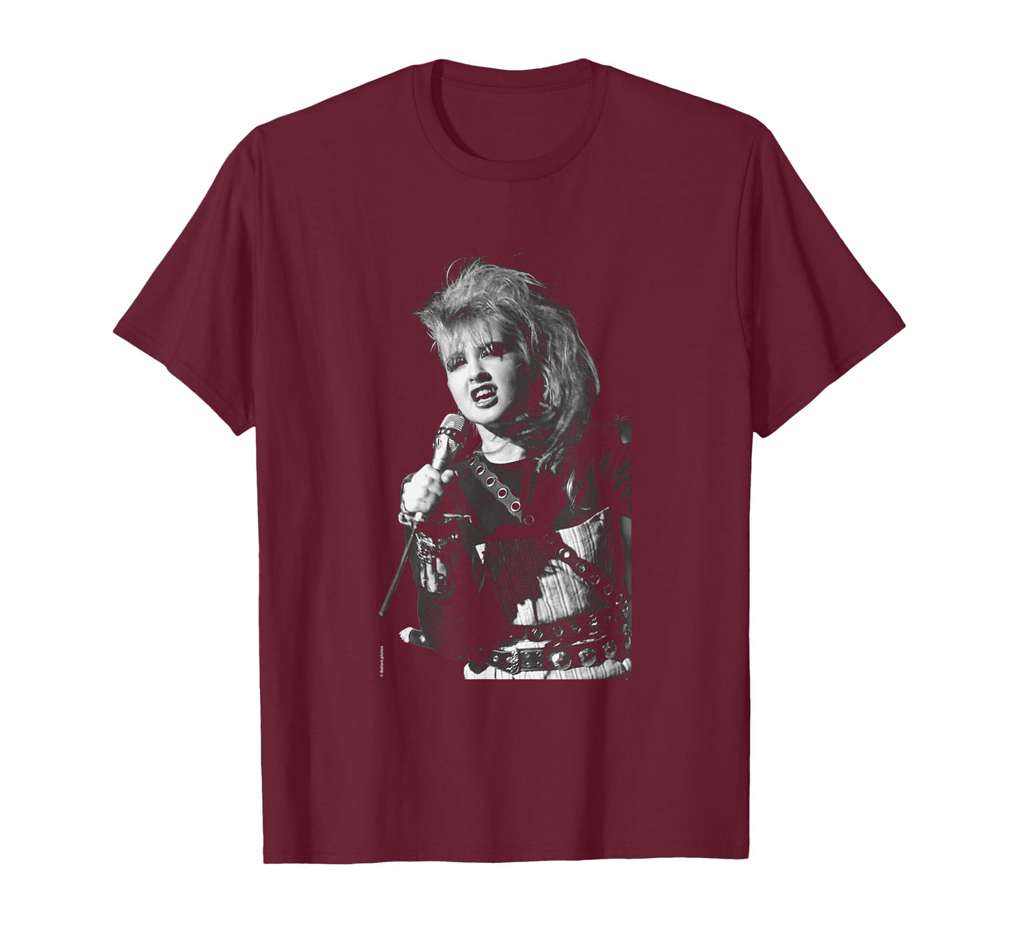 Pop Singer Cyndi Lauper Live by Allan Ballard T-Shirt