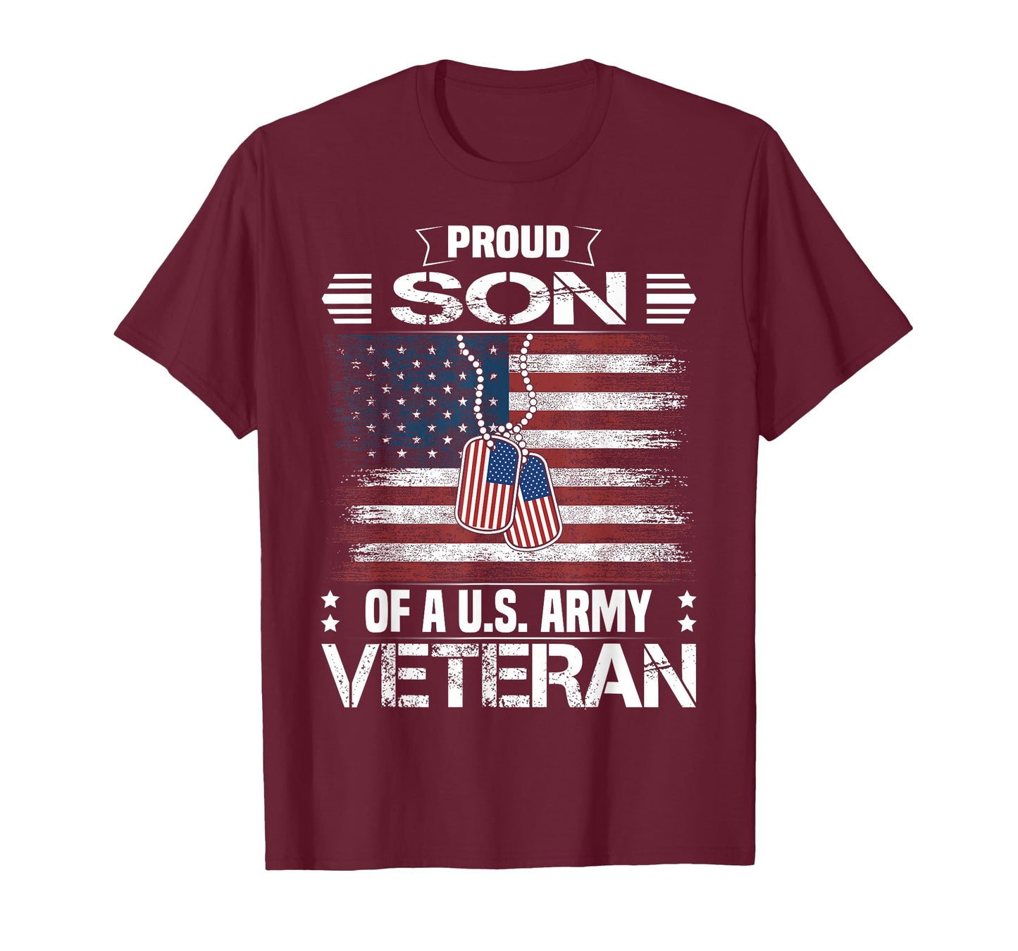 Proud Son of A US Army Veteran Day Family Matching T-Shirt