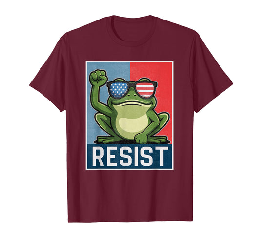 Portland Frog Resist Protest on NO Kings Day T-Shirt